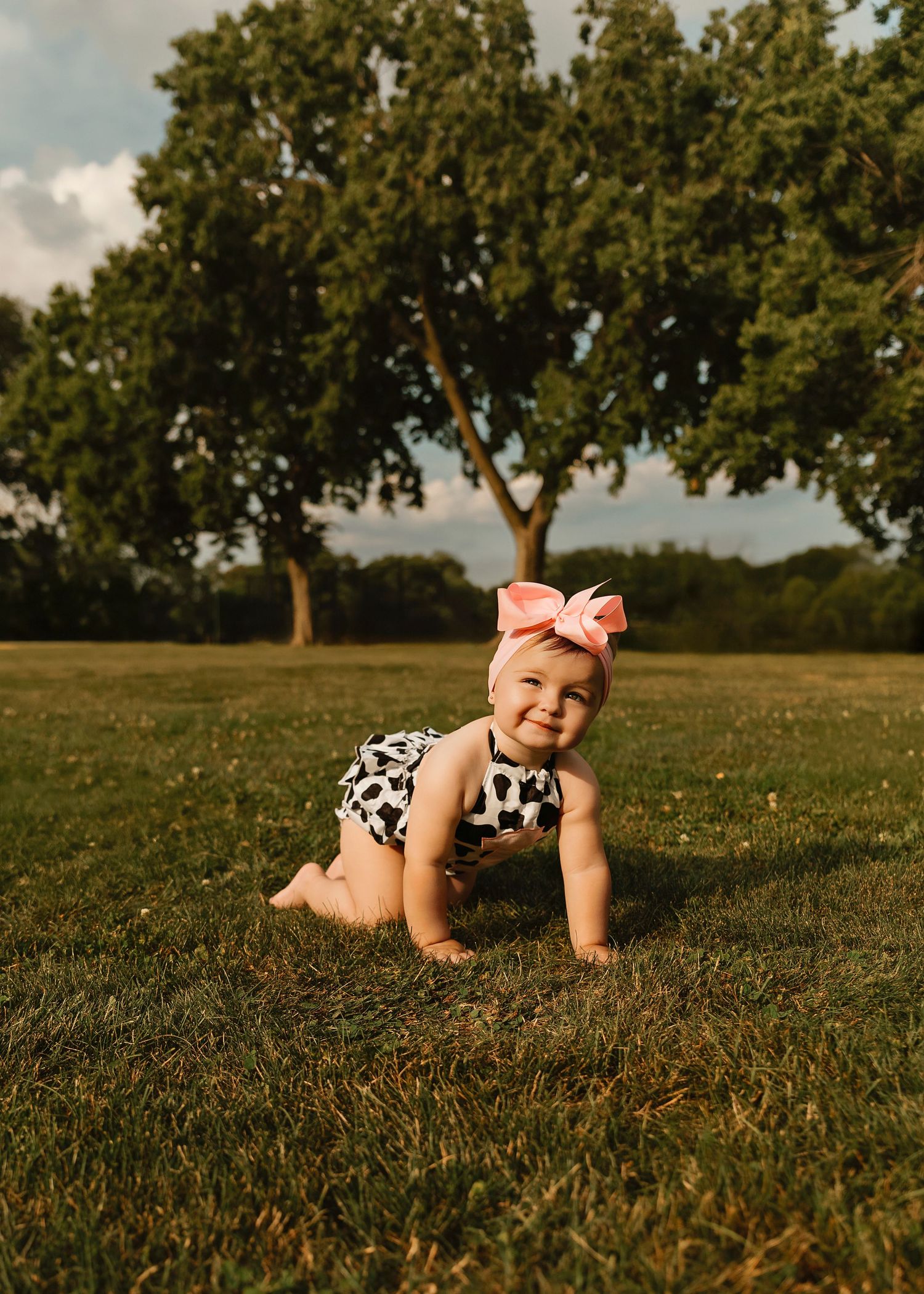 First birthday portrait session in Chicago
