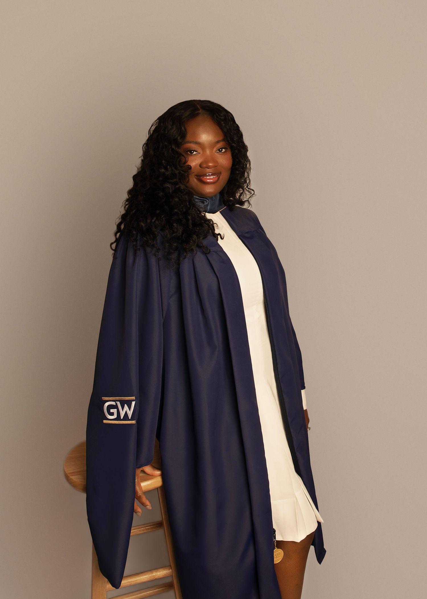 In-studio graduation session in Peoria, IL