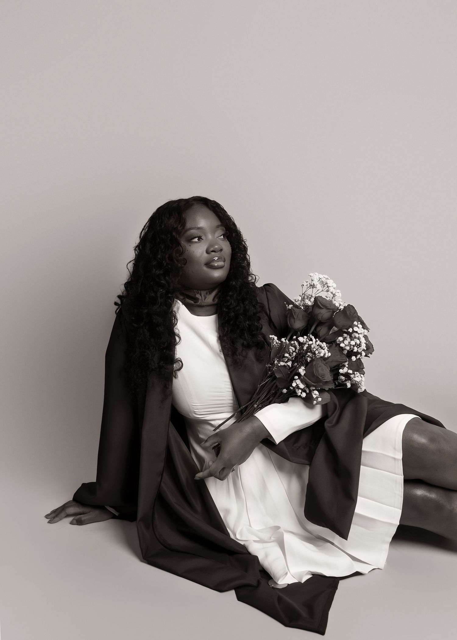 In-studio graduation session in Peoria, IL