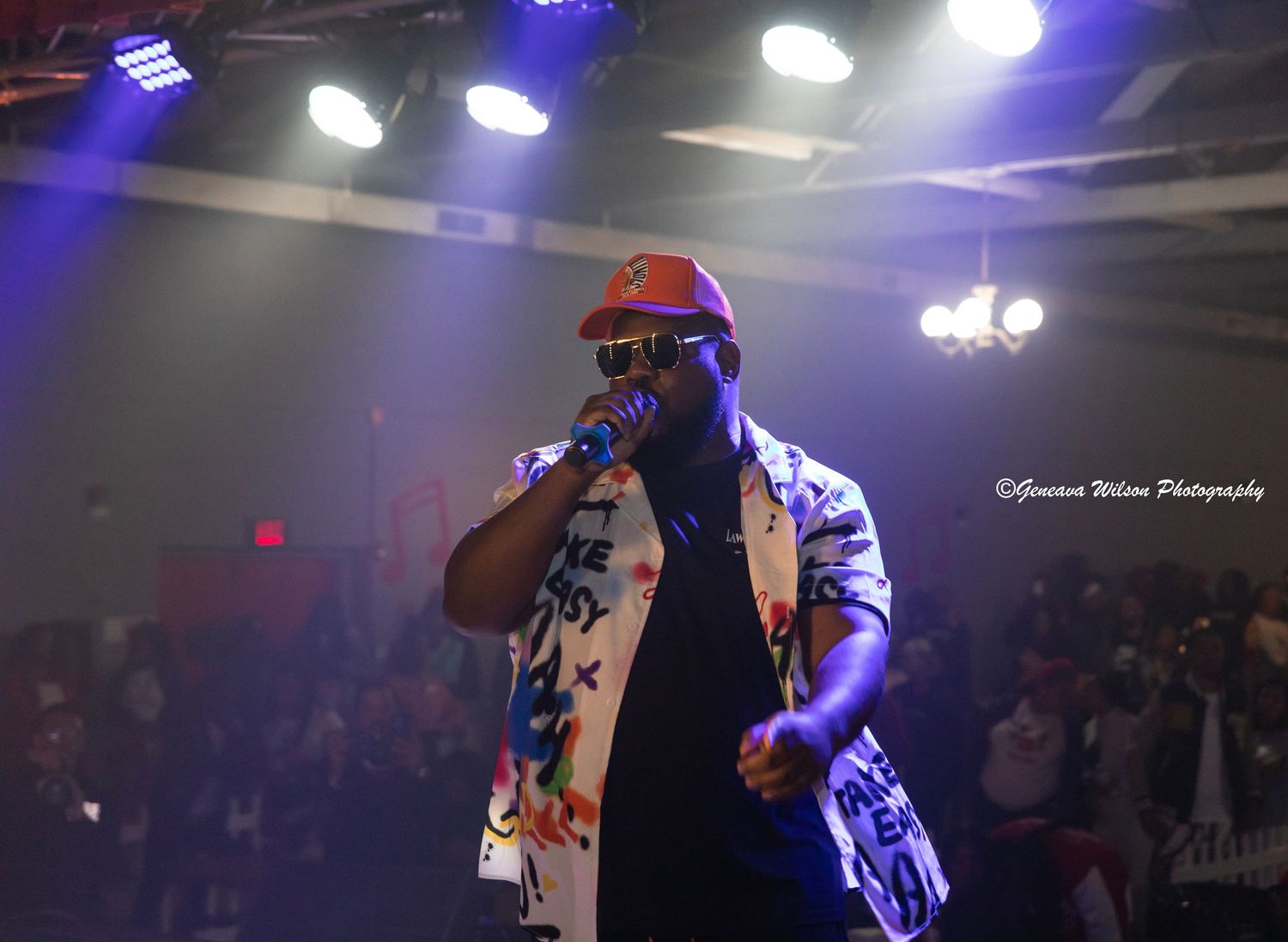 Event photo with rapper