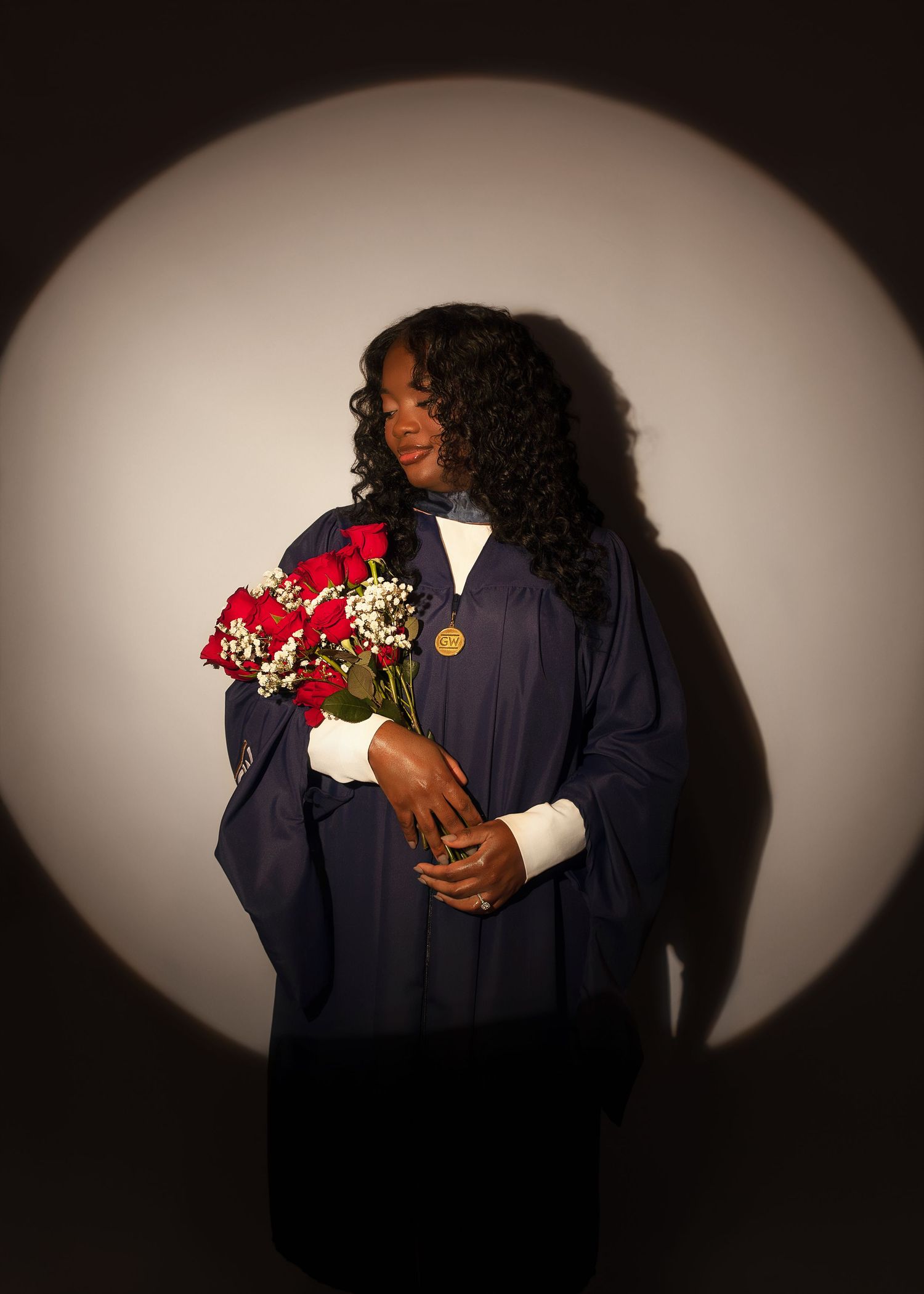 In-studio graduation session in Peoria, IL