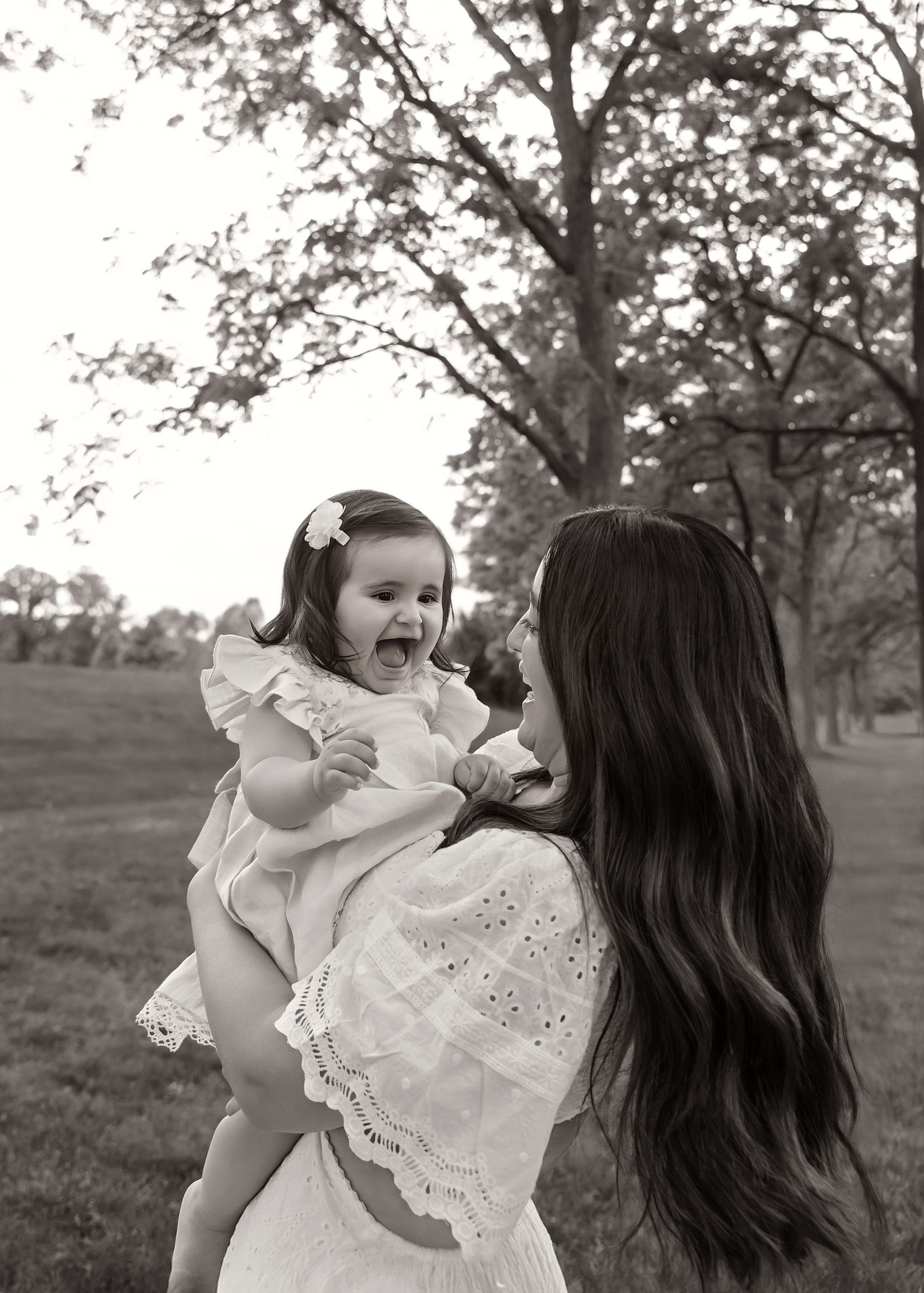 1st birthday portrait session in Warrenville Illinois