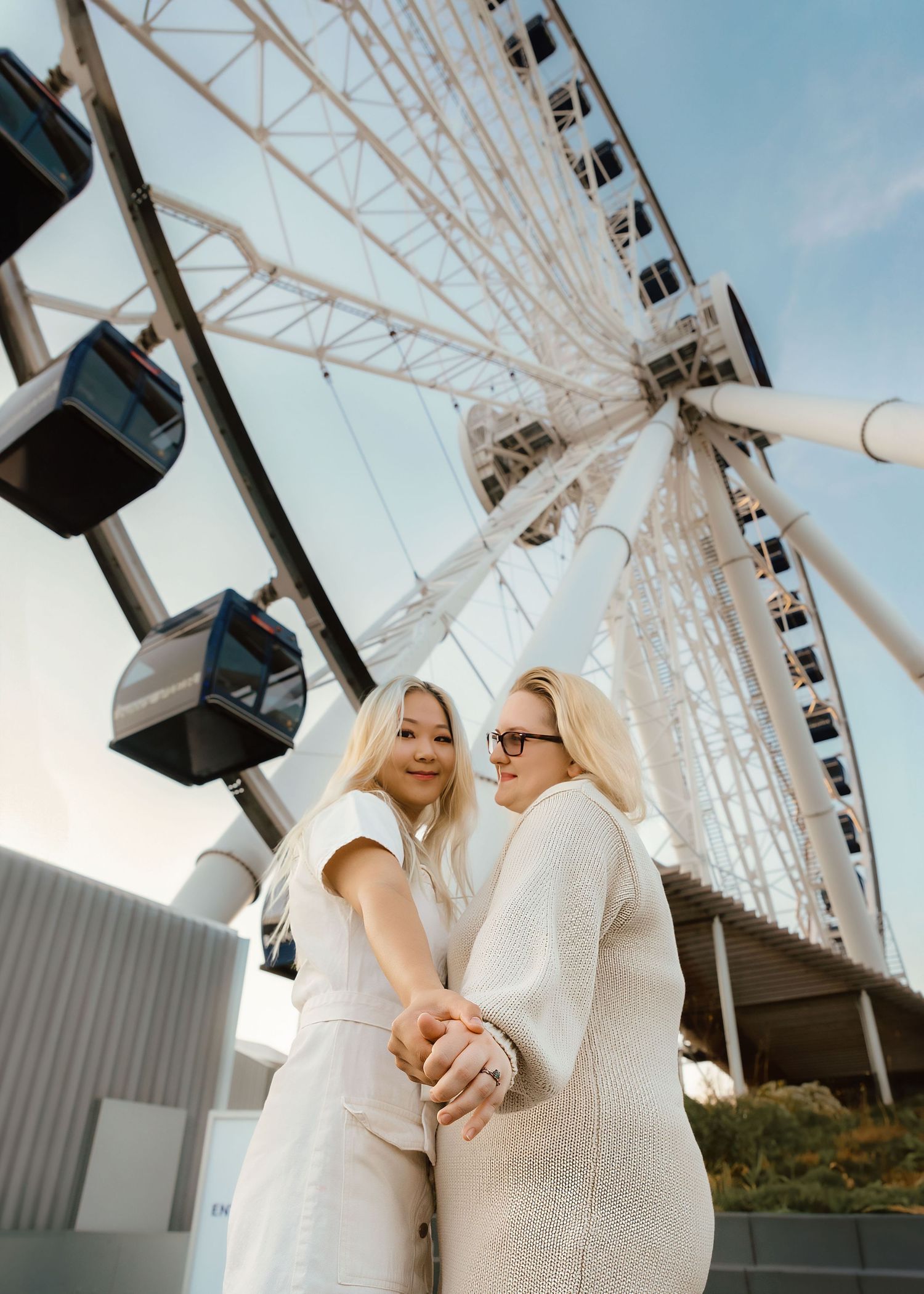 Couples Engagement Session at Navy Pier in Chicago
