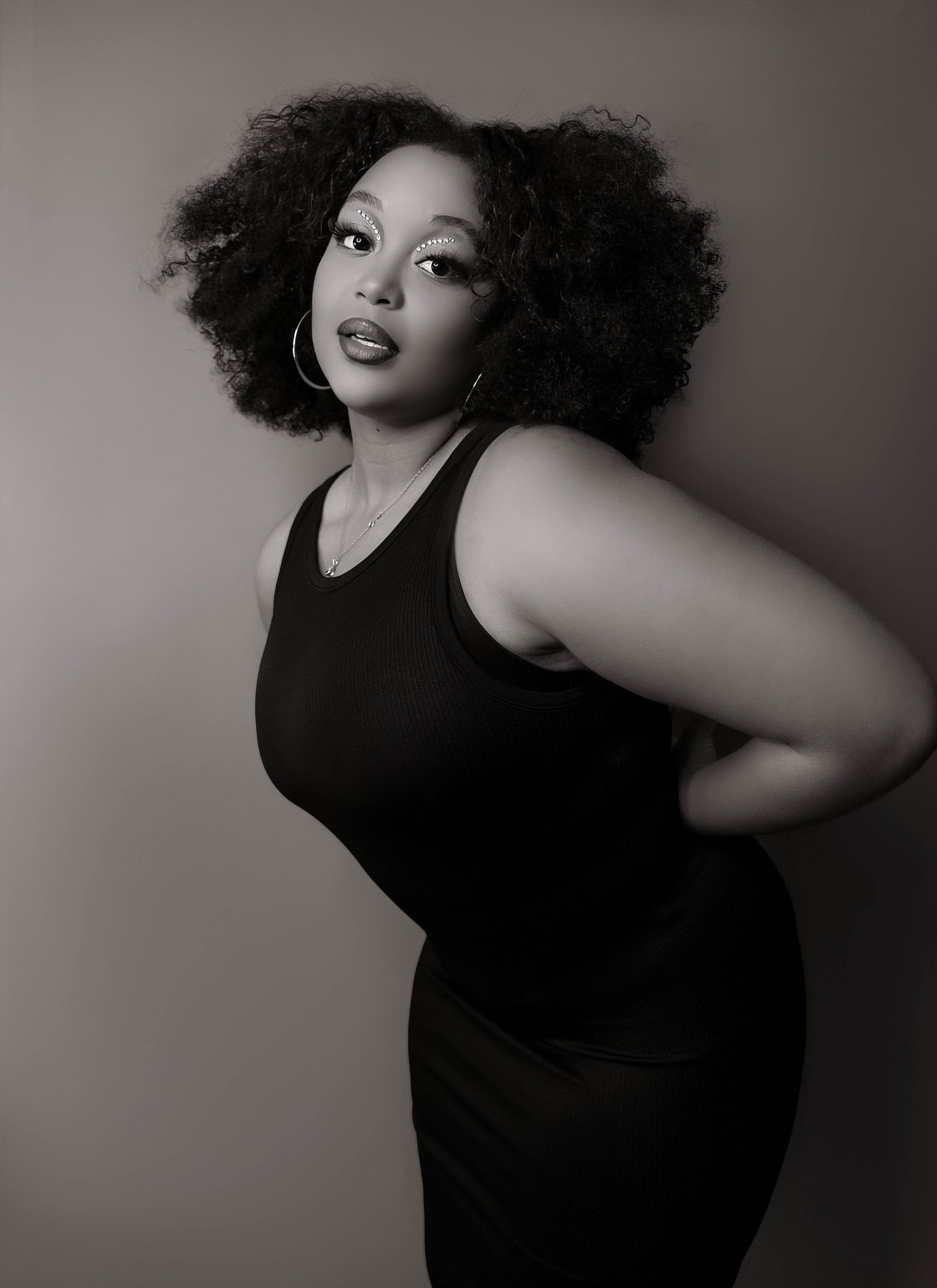 black and white portrait in peoria illinois