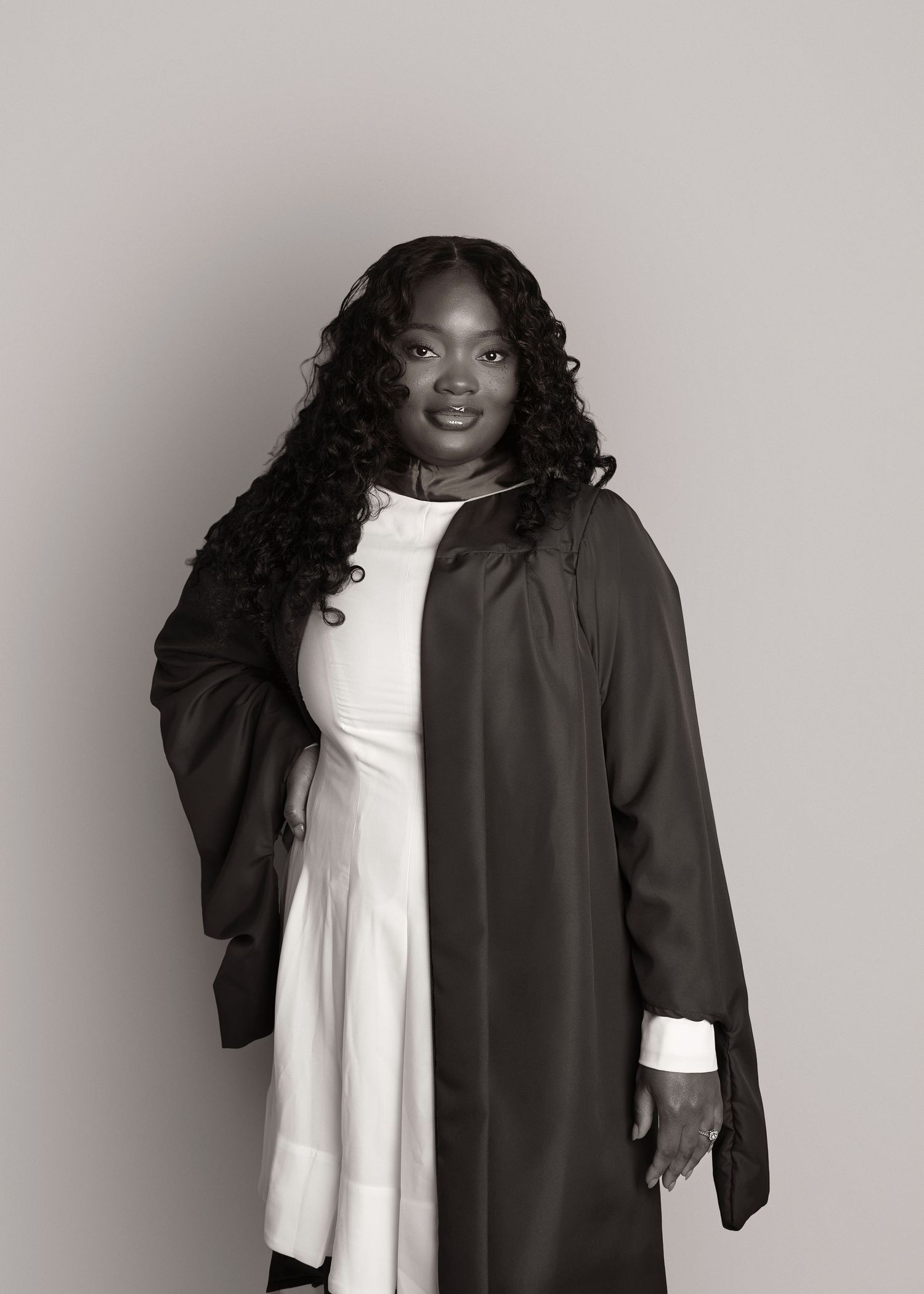 In-studio graduation session in Peoria, IL