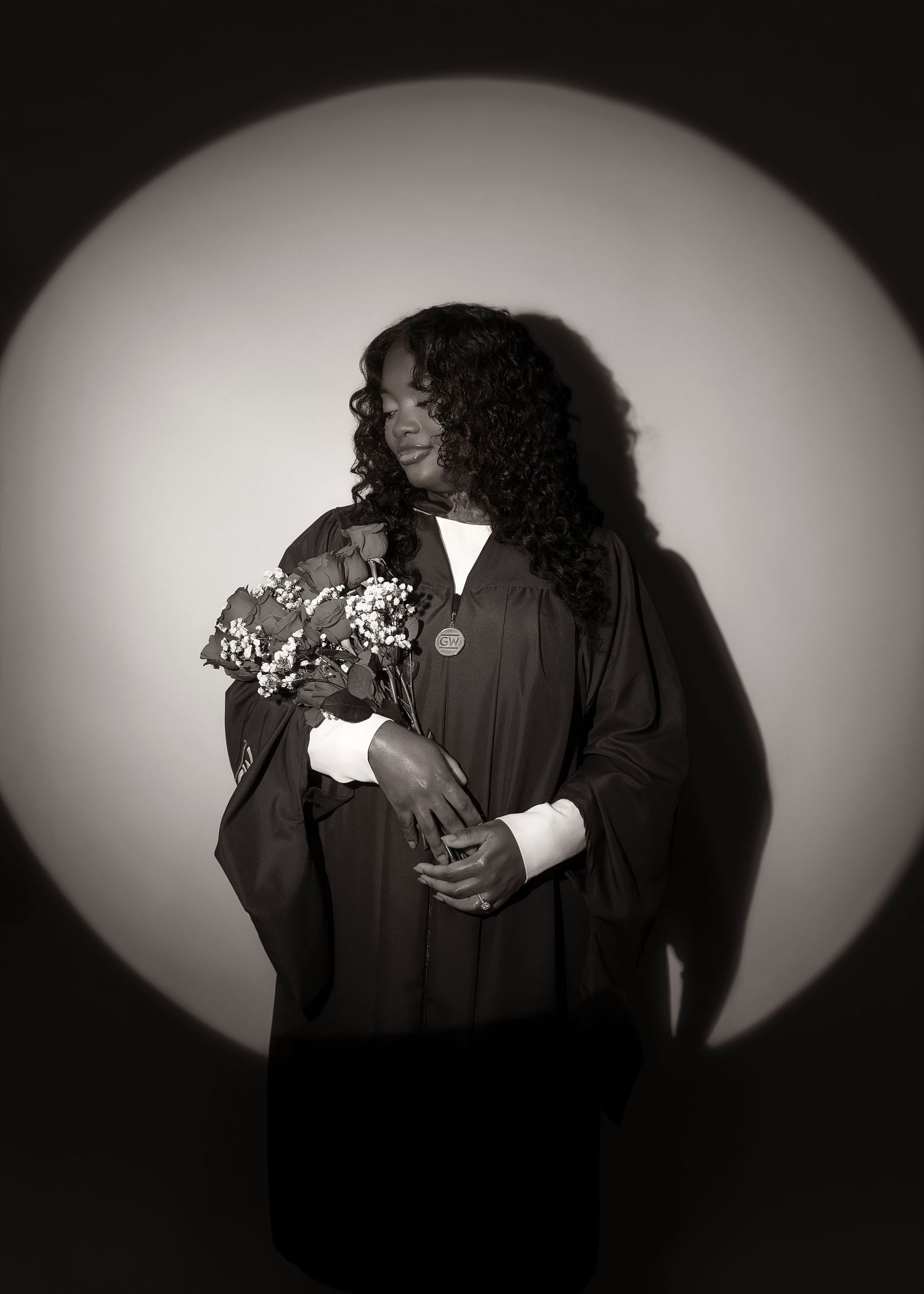 In-studio graduation session in Peoria, IL