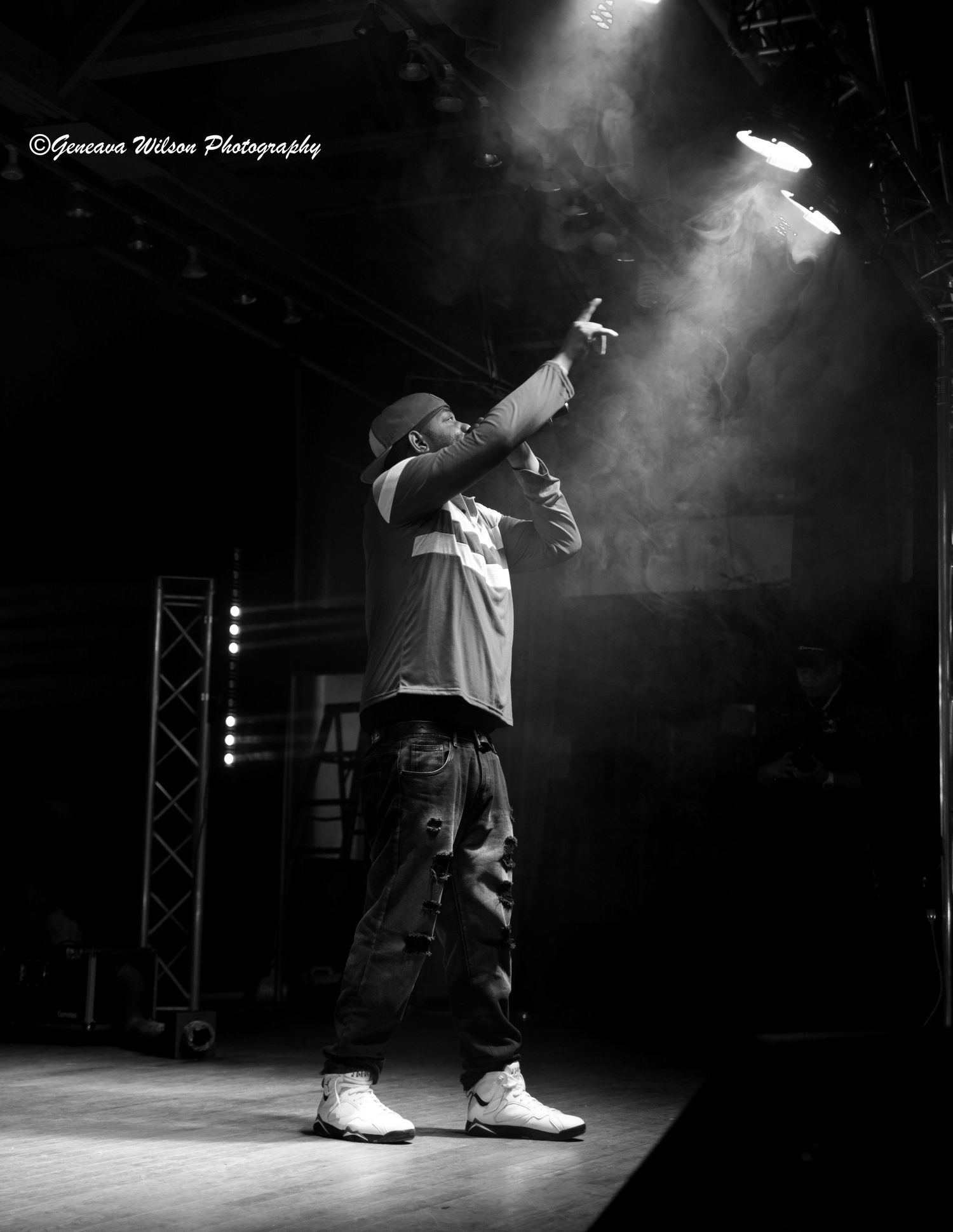 Event photo with rapper