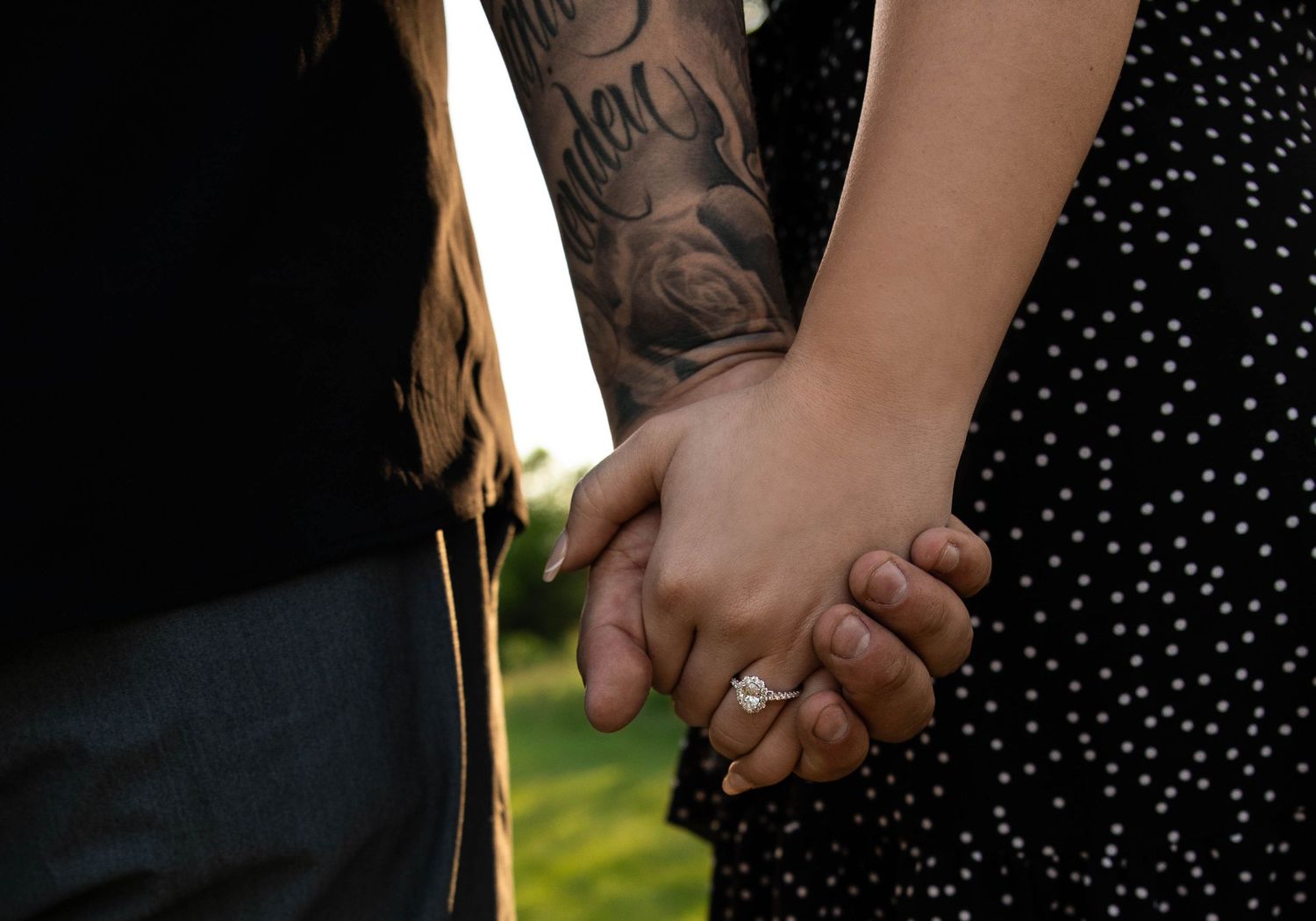 Proposal photography at Donovan Park in Peoria, IL