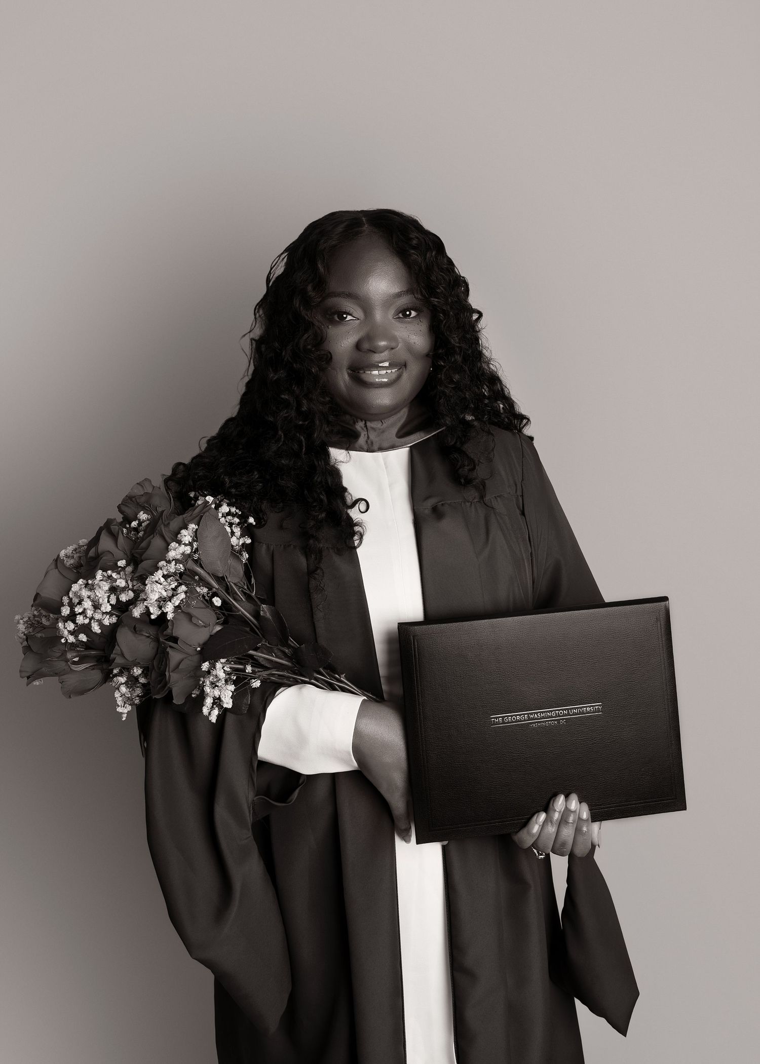 In-studio graduation session in Peoria, IL