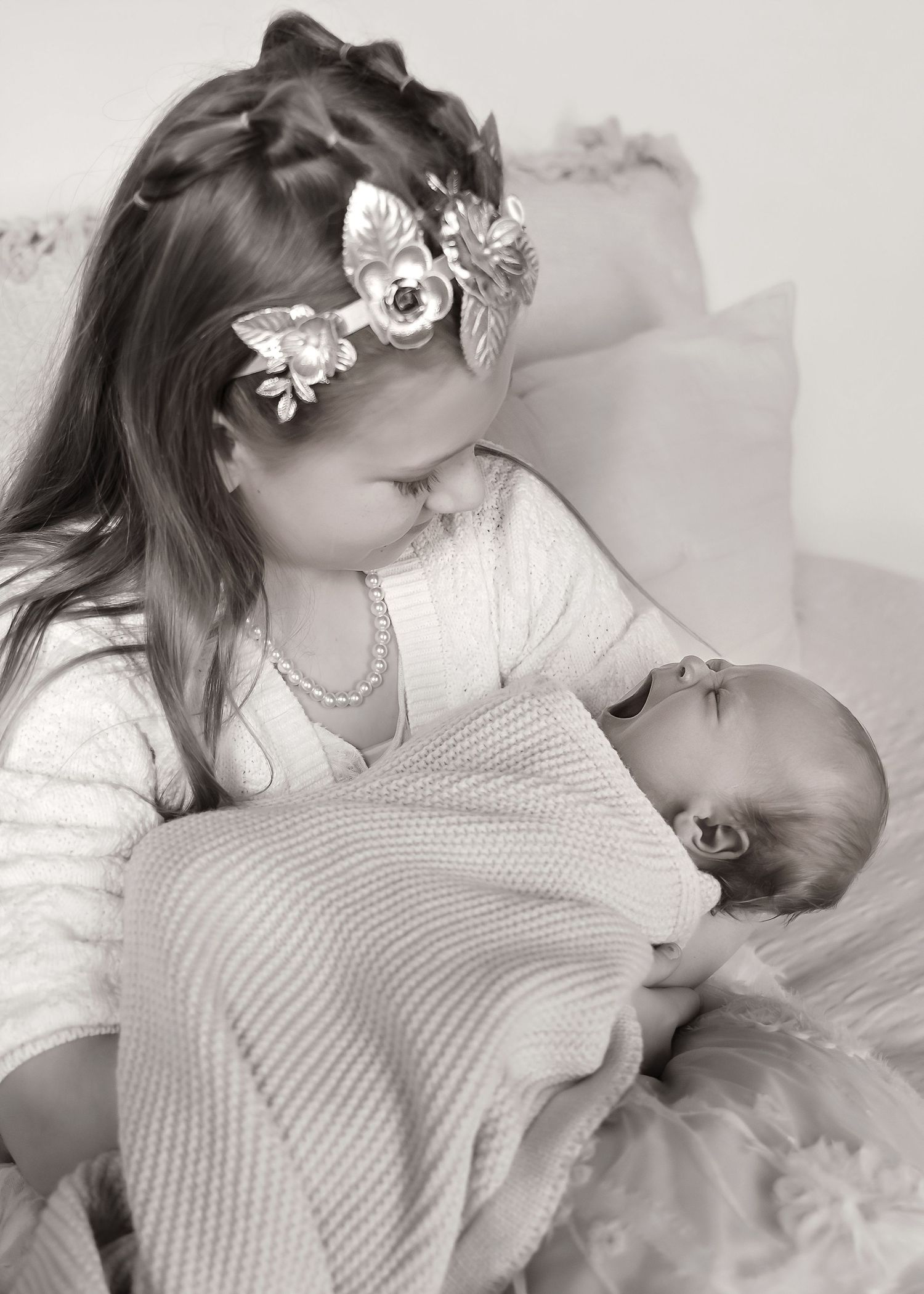 Lifestyle Newborn photoshoot in Tremont Illinois at the Studio on Sampson