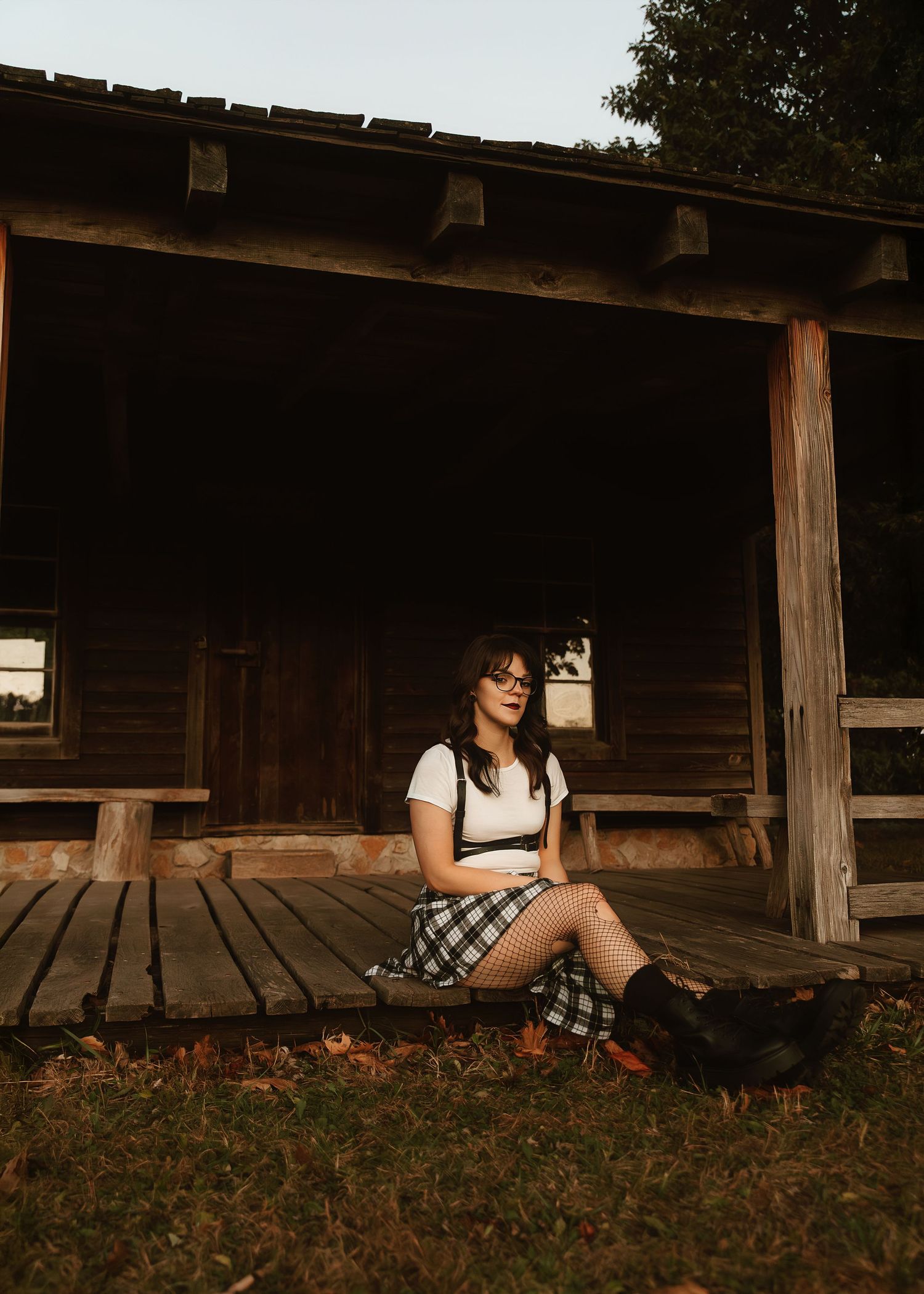 Creative Fall Portrait session in Central IL