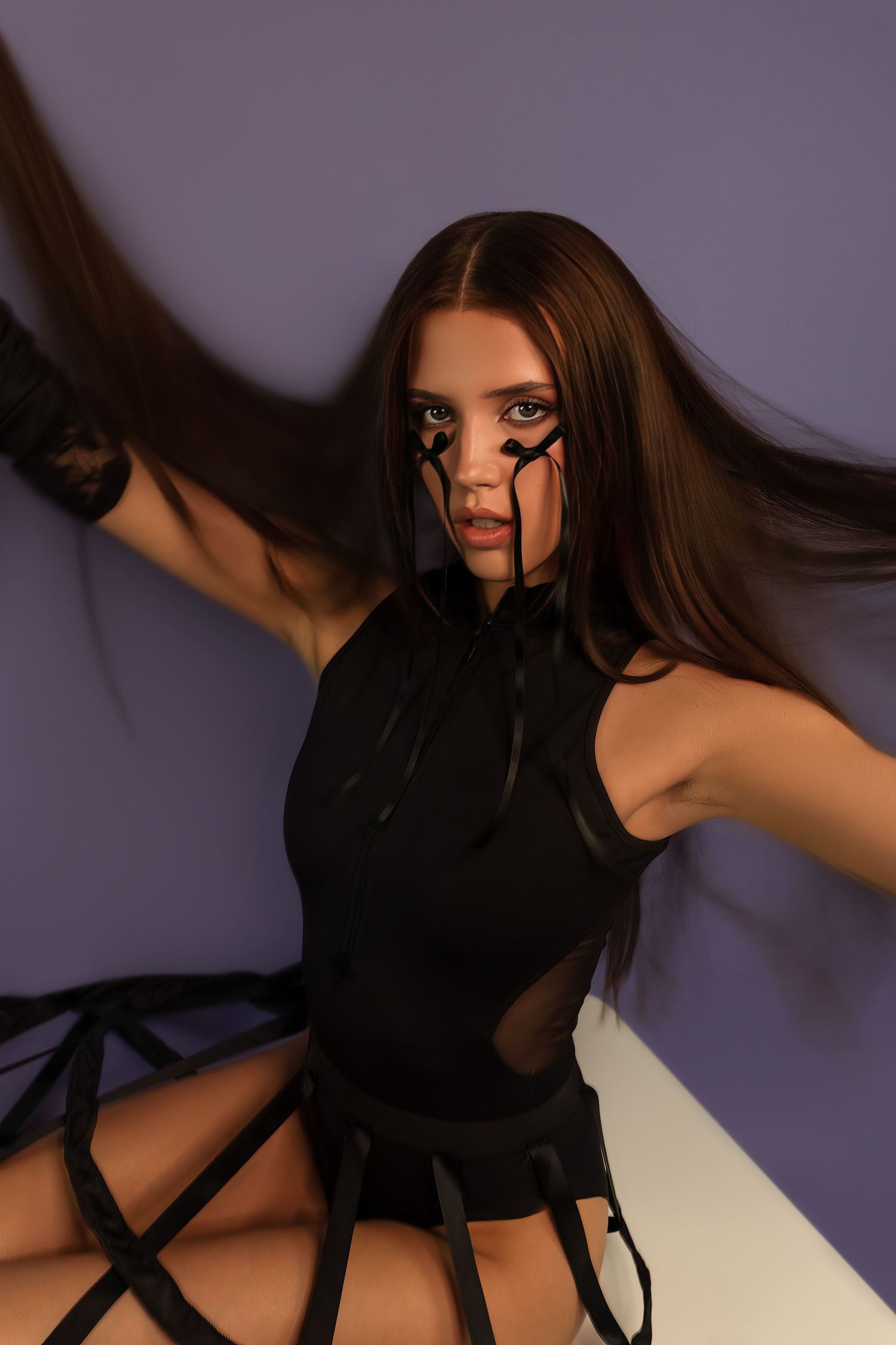 Creative portrait session in-studio in Peoria, IL