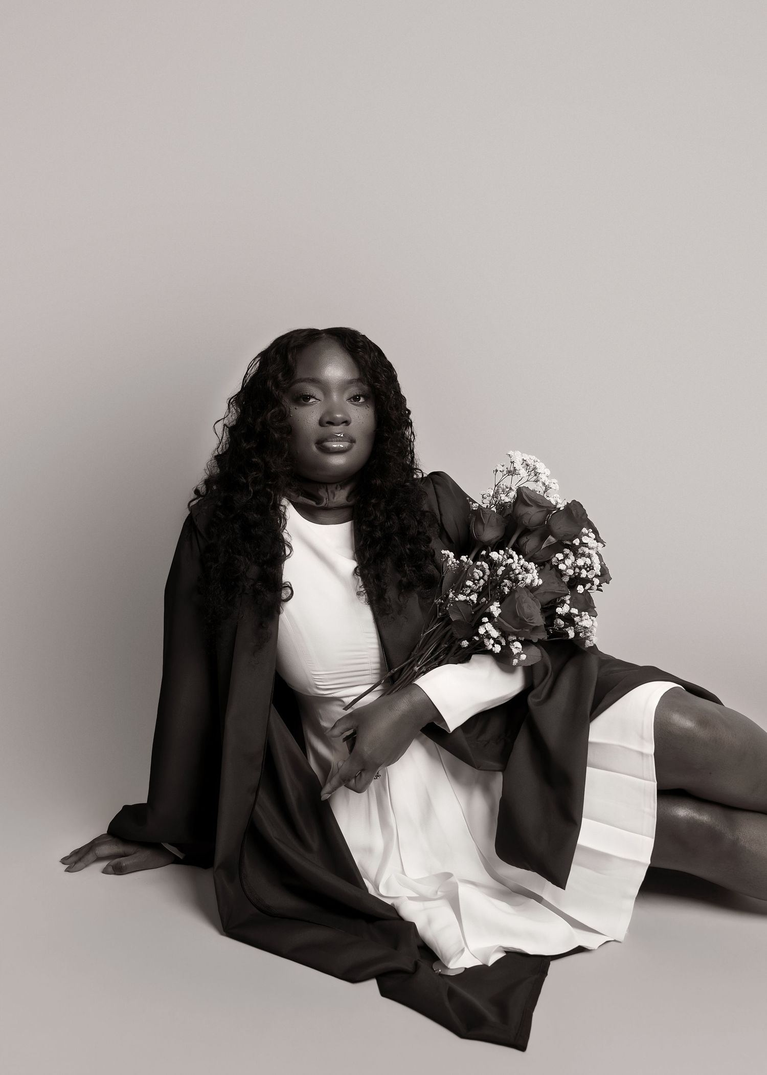 In-studio graduation session in Peoria, IL