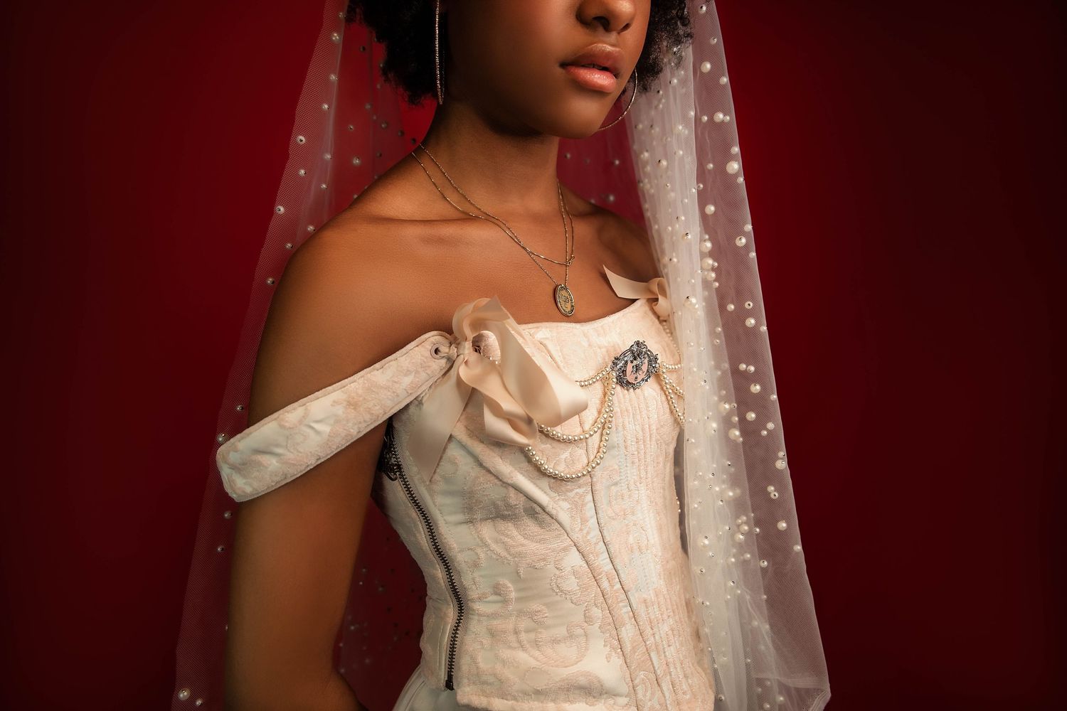 Bridal Portrait in-studio in Peoria, IL