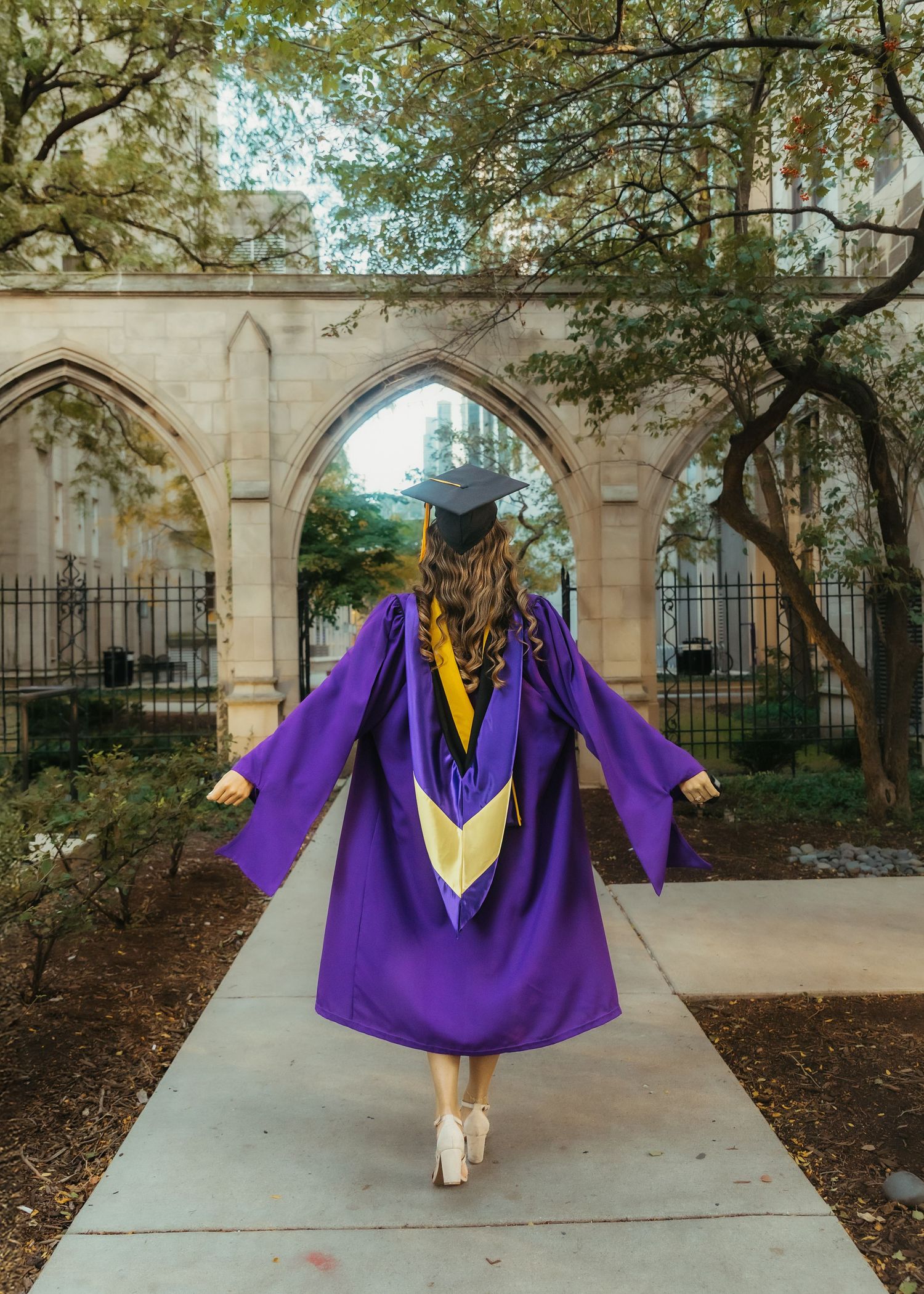 Graduation Portrait at Northwestern University in Chicago IL