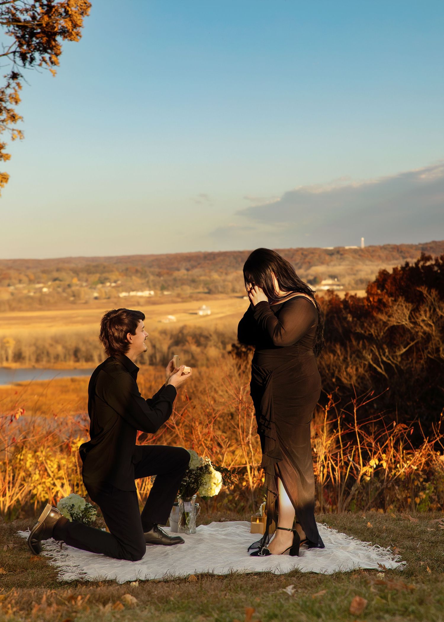 Proposal photo on Grandview Drive in Peoria, IL