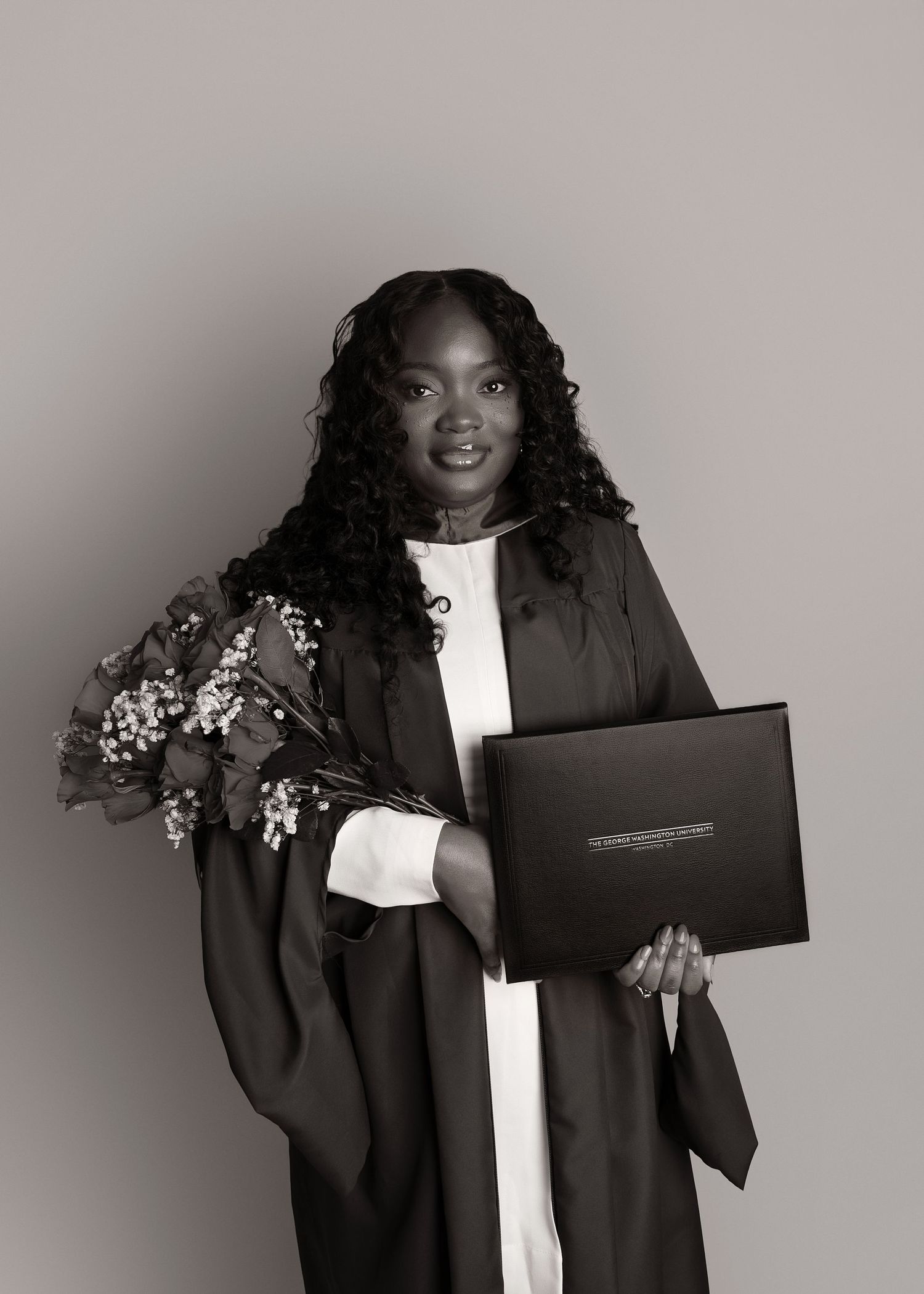 In-studio graduation session in Peoria, IL