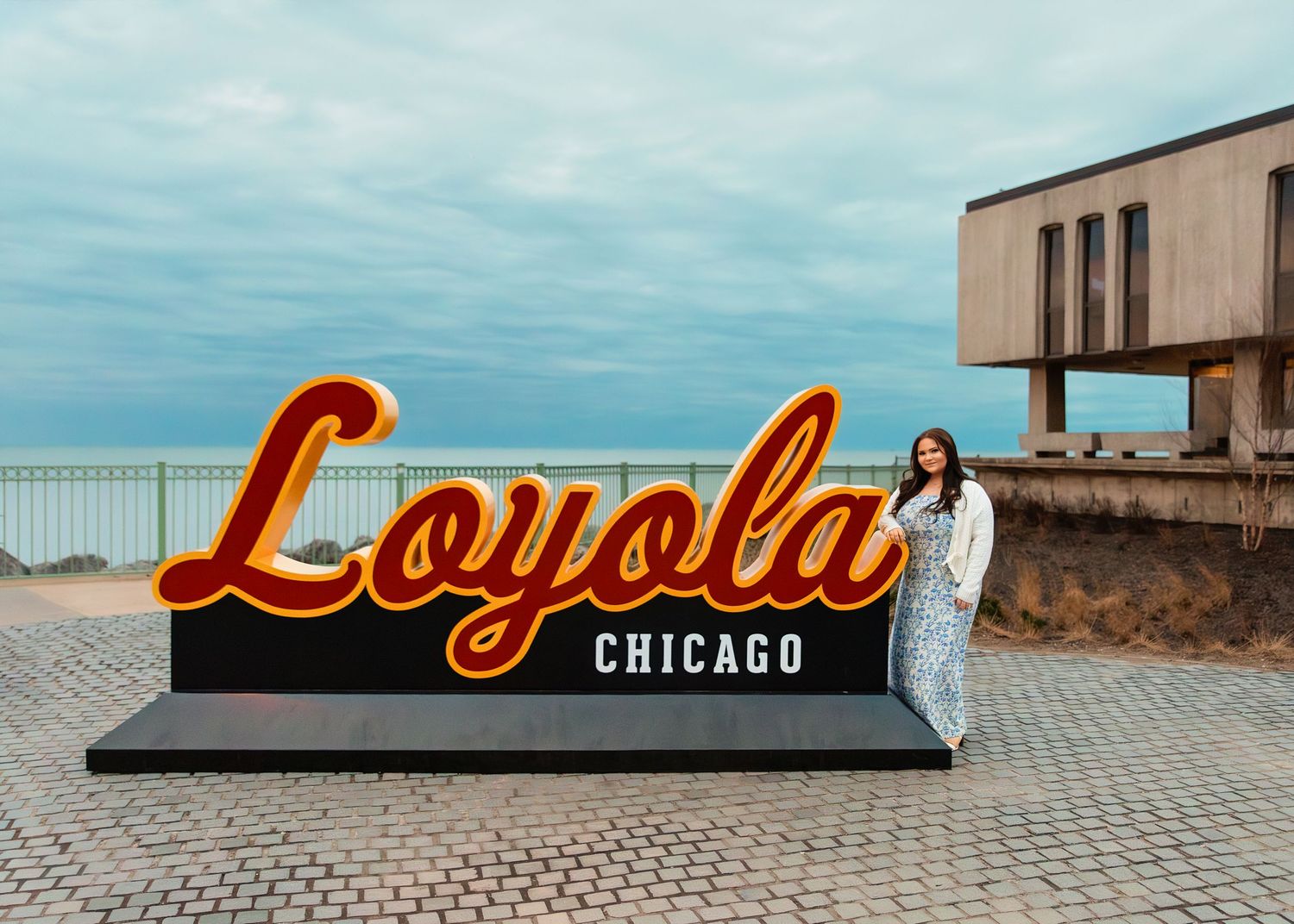 Senior Photoshoot at Loyola University in Chicago IL