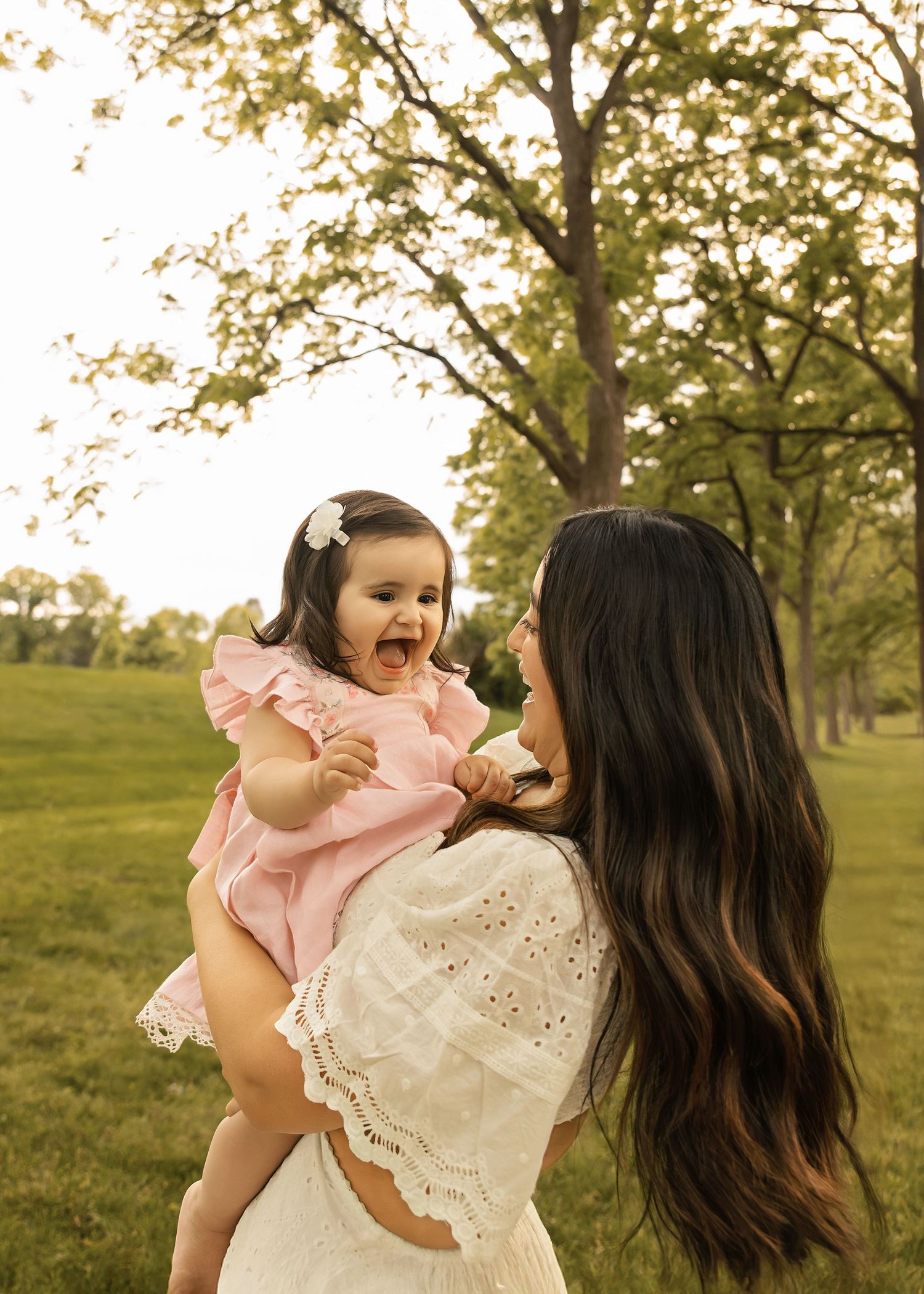 1st birthday portrait session at St James Farm Forest Preserve in Warrenville