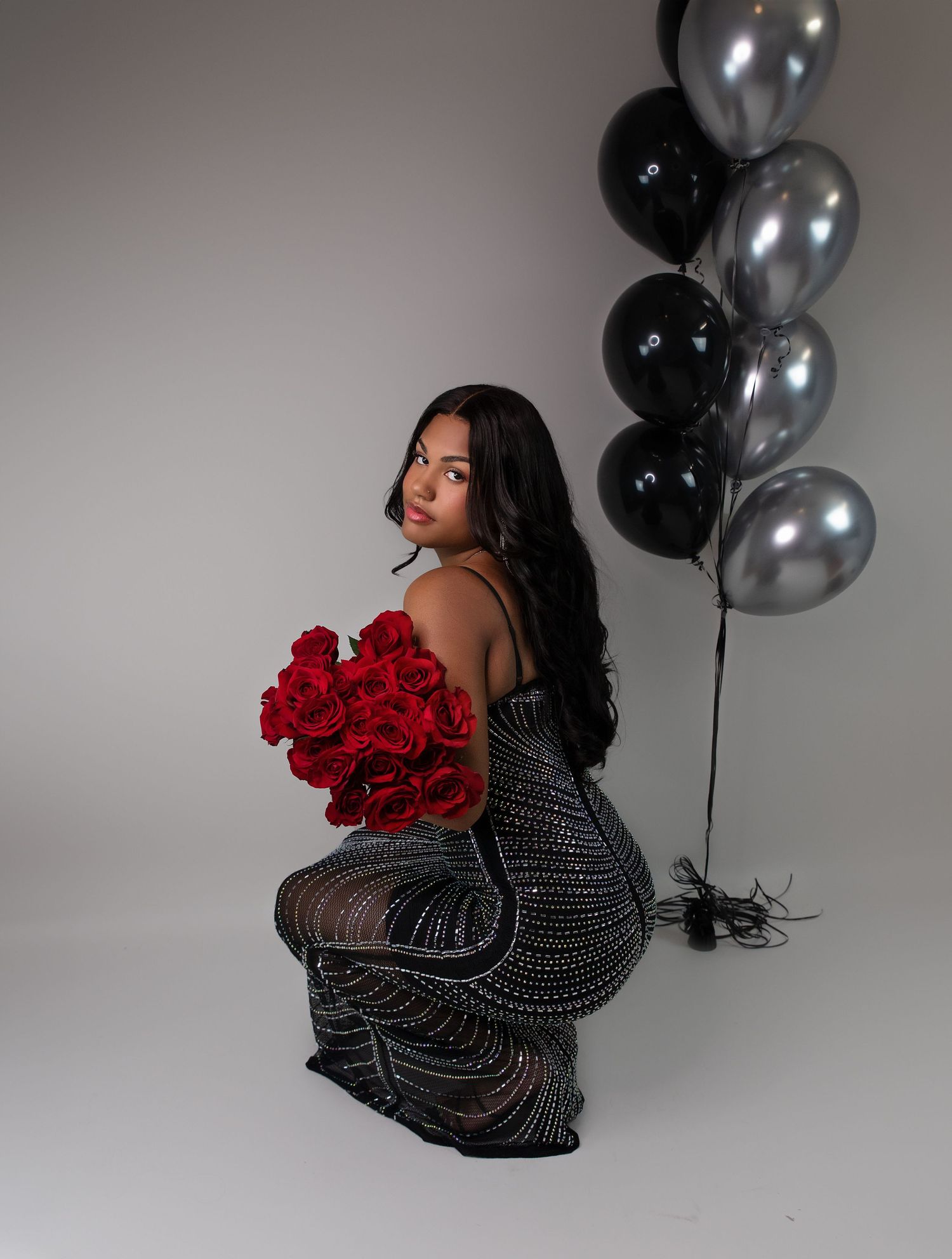 Birthday portrait in-studio in Peoria, IL