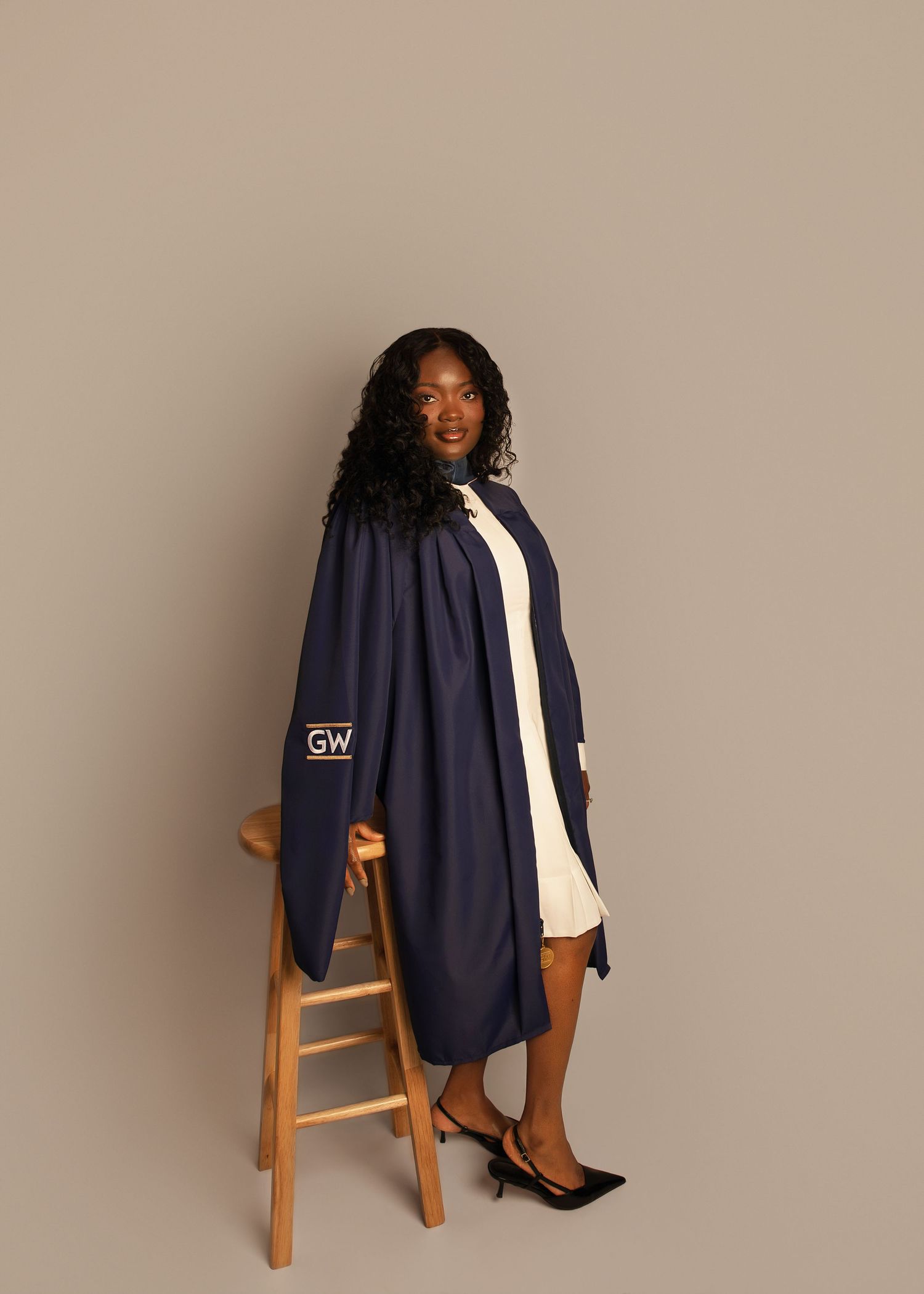 In-studio graduation session in Peoria, IL
