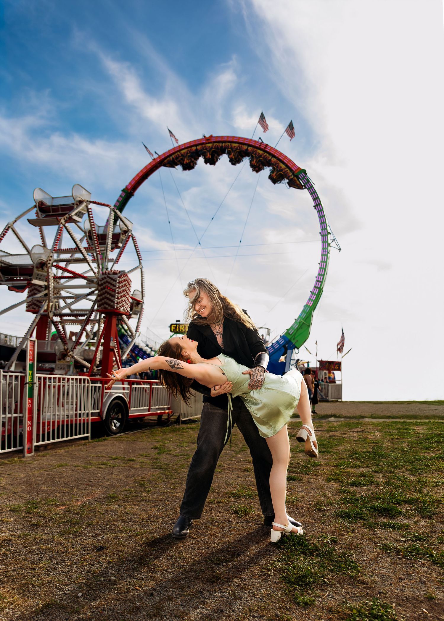 Carnival Couples Session in Washington, IL