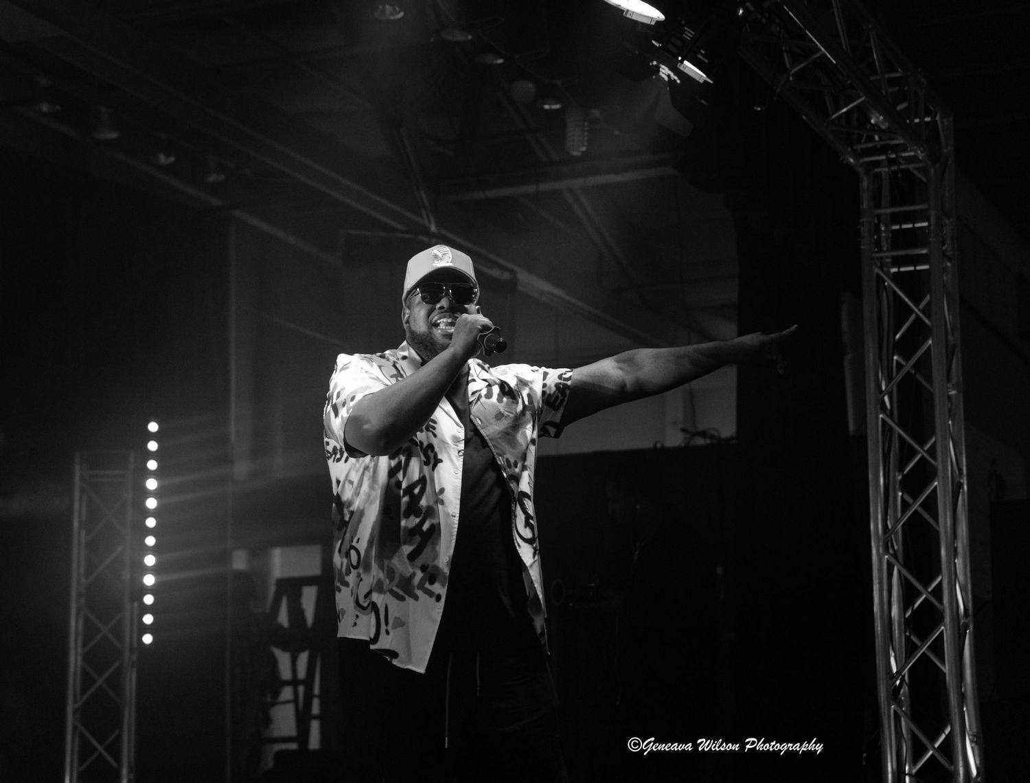 Event photo with rapper