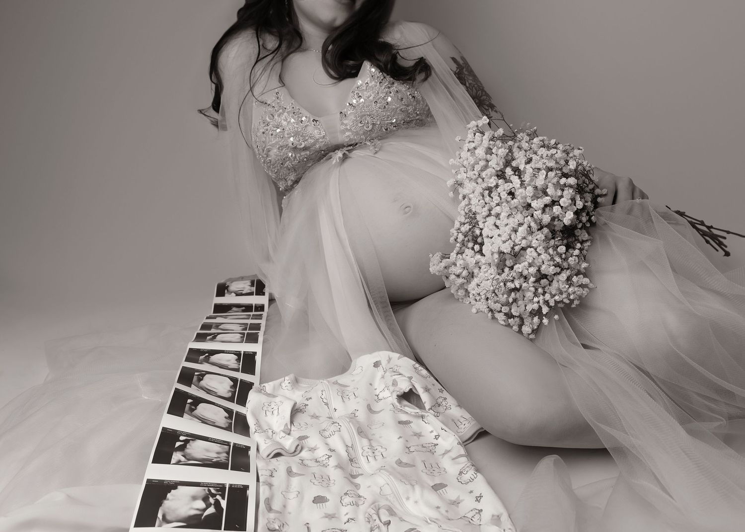 In-studio maternity session in Peoria, IL
