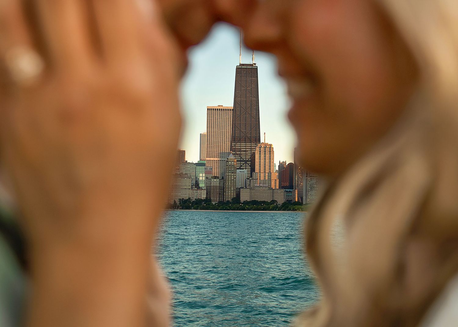 Couples Engagement Session at North Avenue Beach in Chicago Illinois