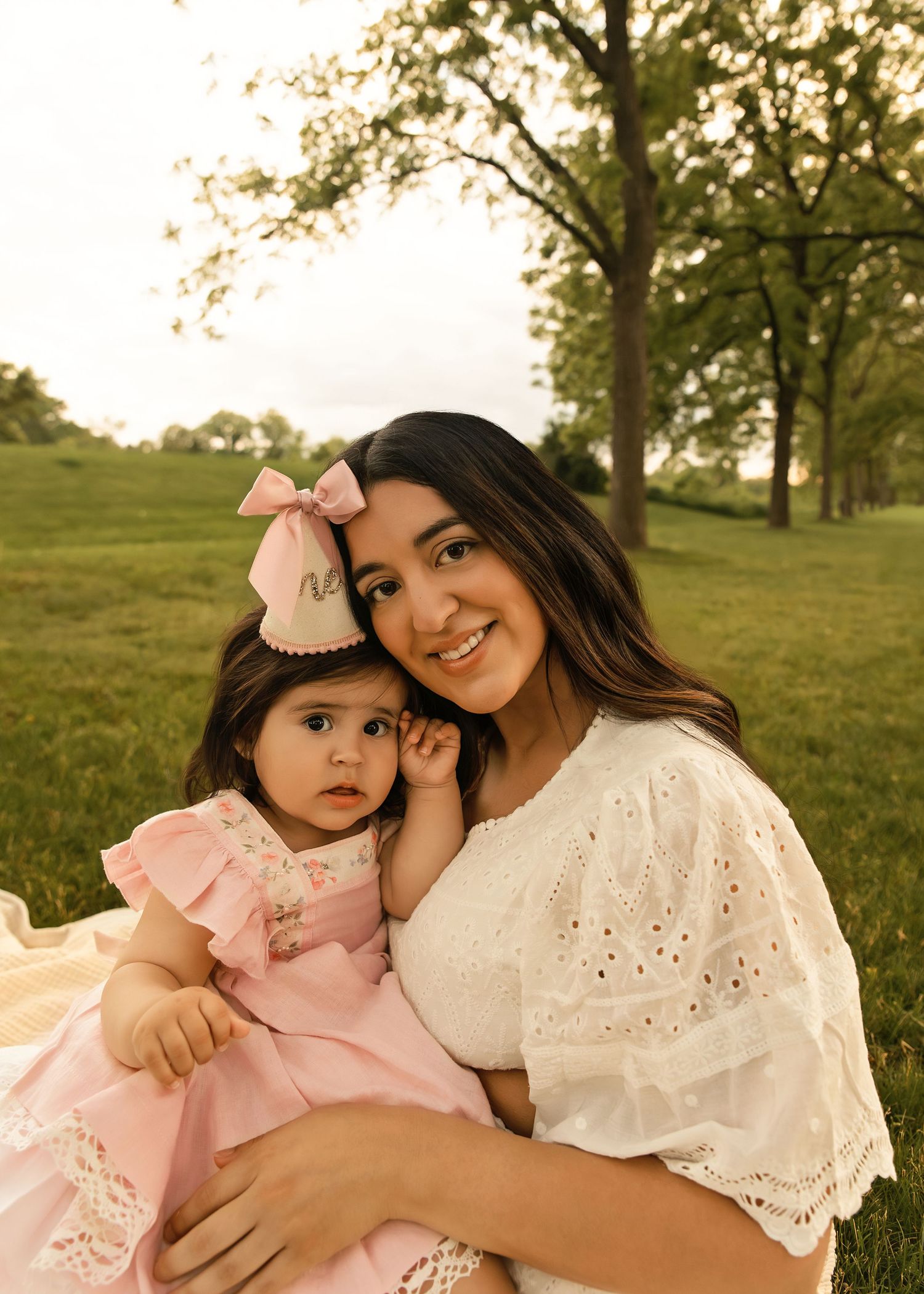 1st birthday portrait session at St James Farm Forest Preserve in Warrenville