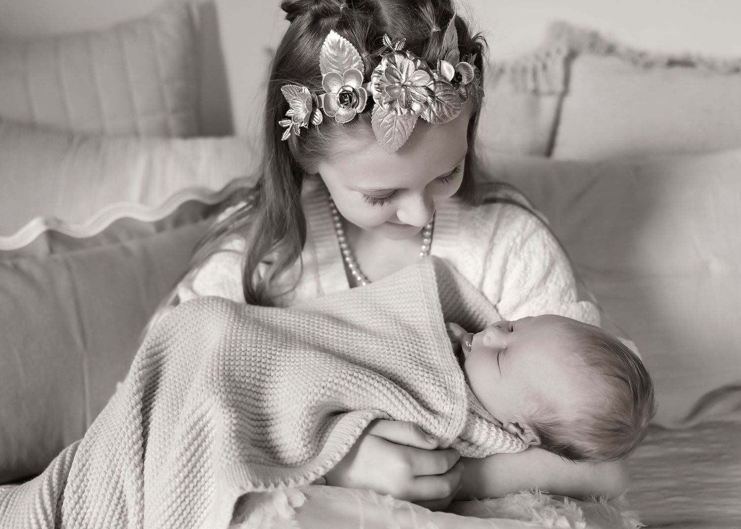 Lifestyle Newborn photoshoot in Tremont Illinois at the Studio on Sampson