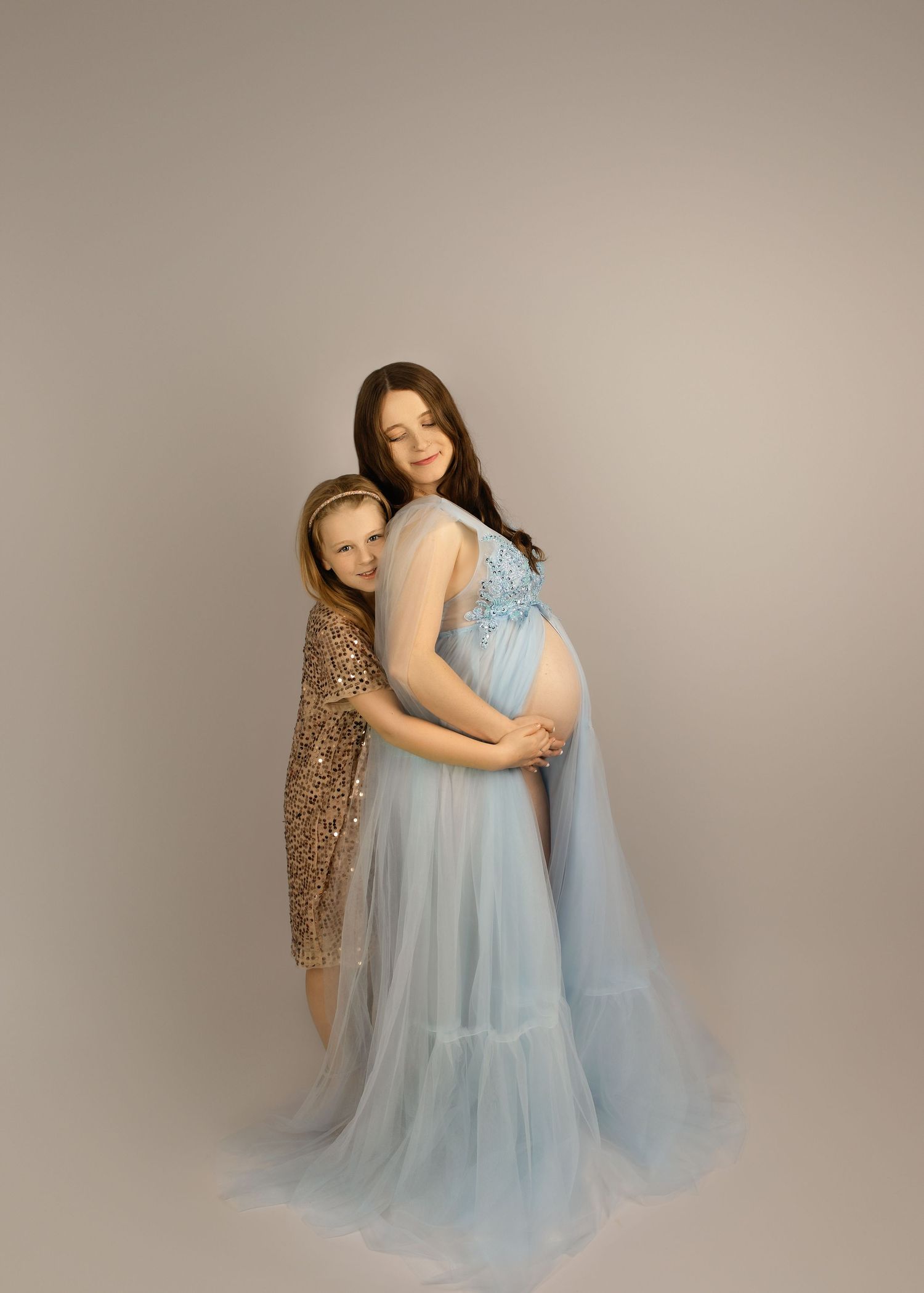 In-studio maternity session in Peoria, IL