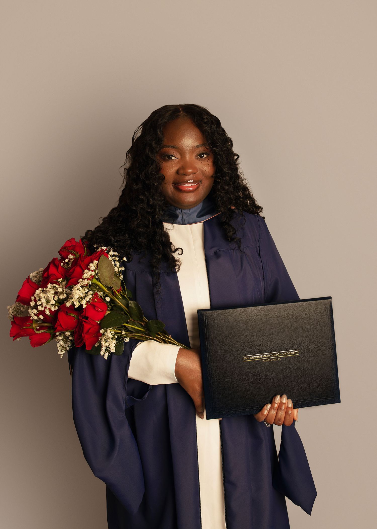 In-studio graduation session in Peoria, IL