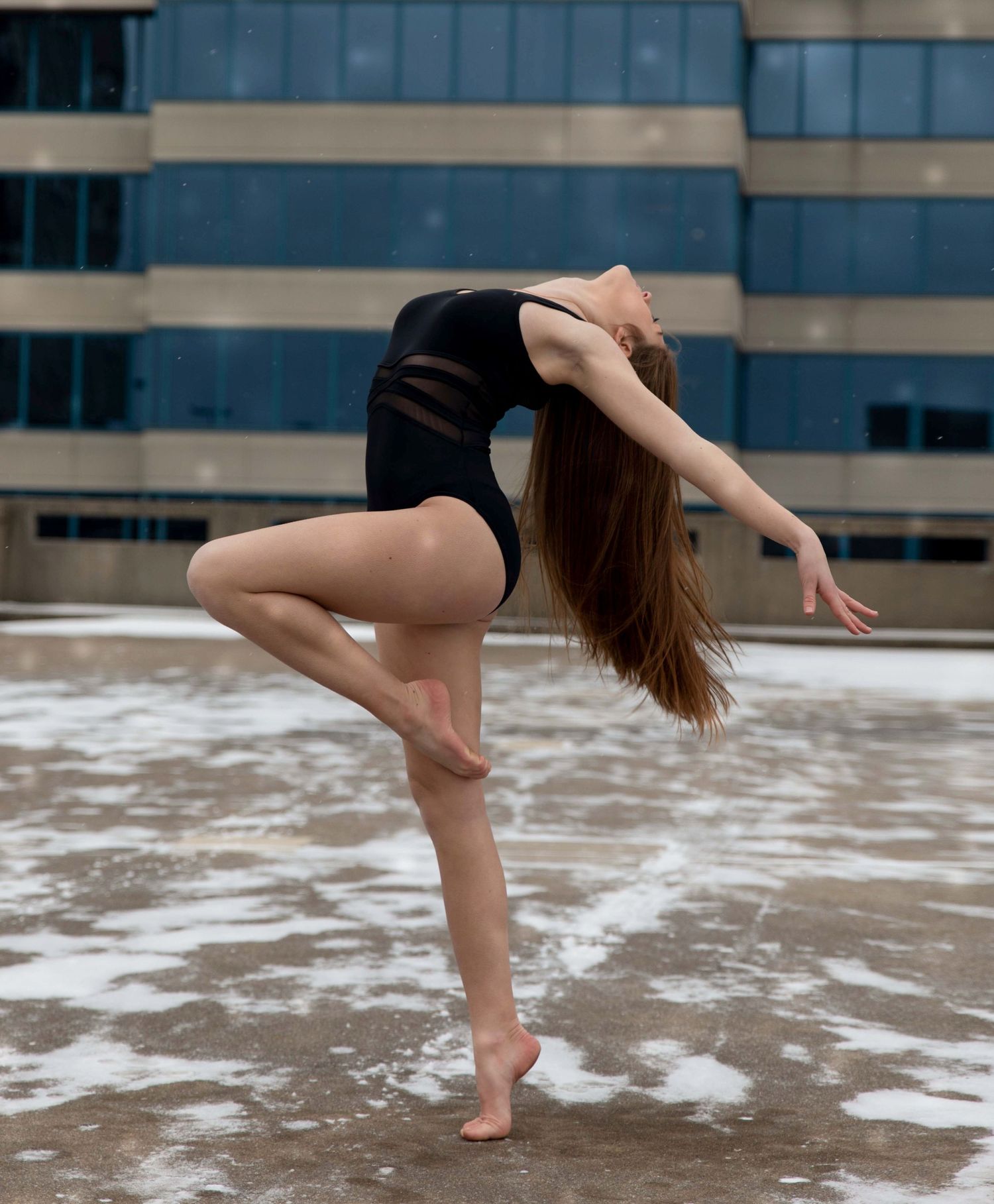 Winter dance photography in Peoria, IL