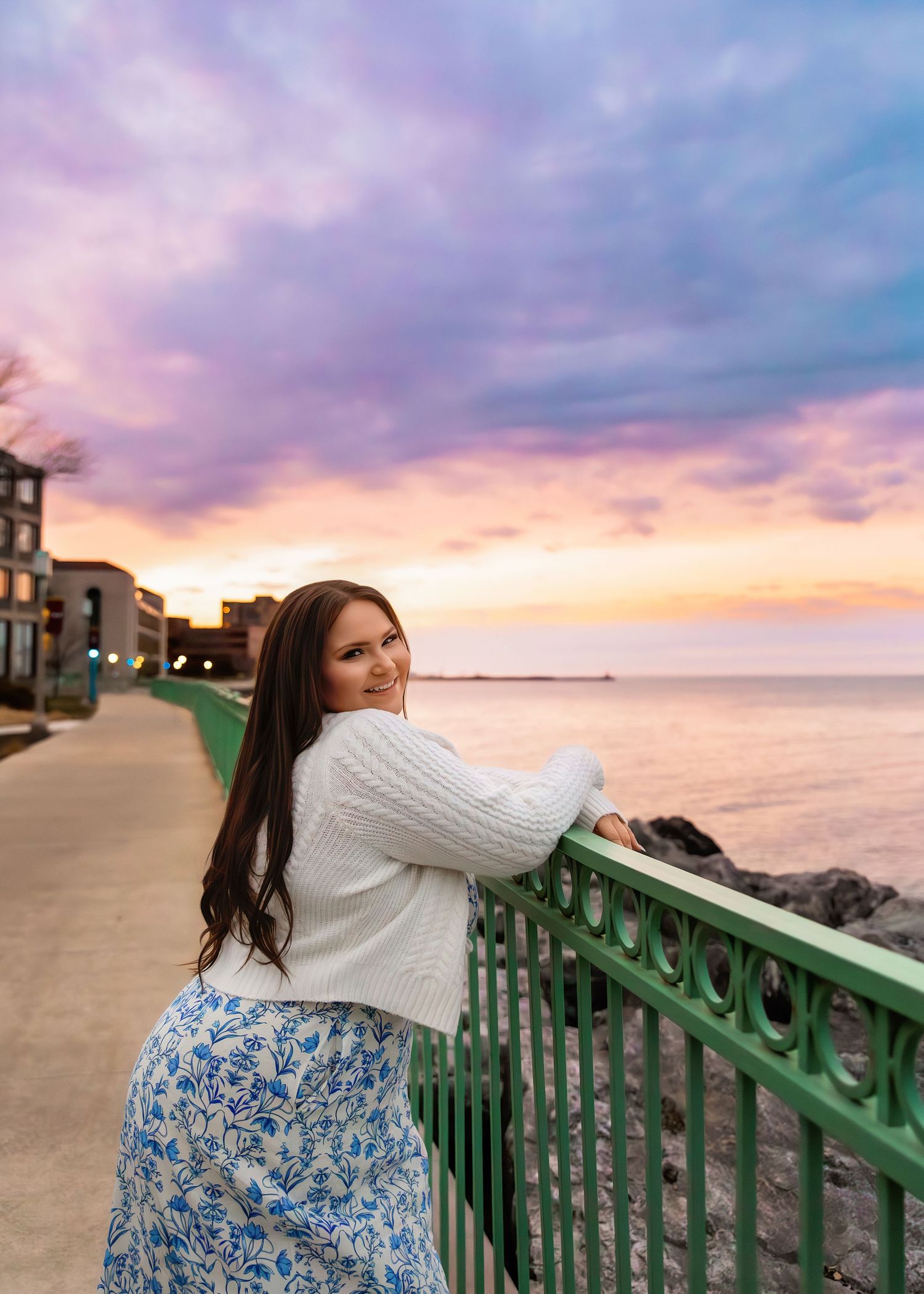 Senior Photoshoot at Loyola University in Chicago IL