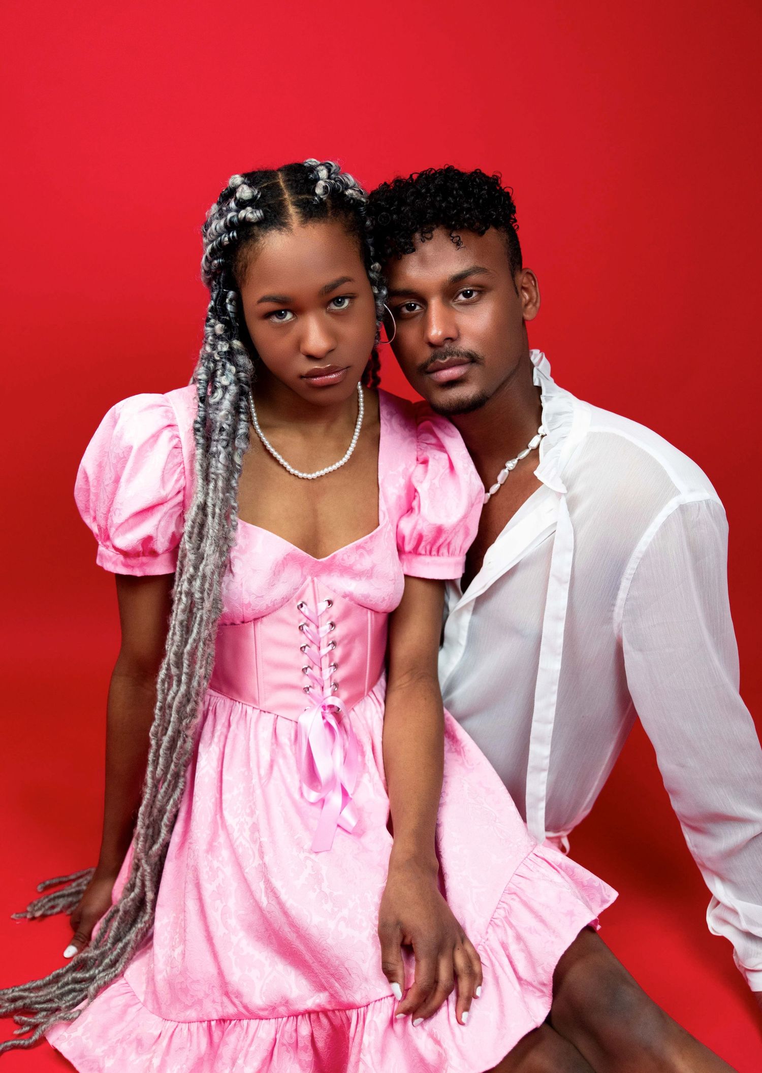 Couples Portrait in studio in Peoria, IL