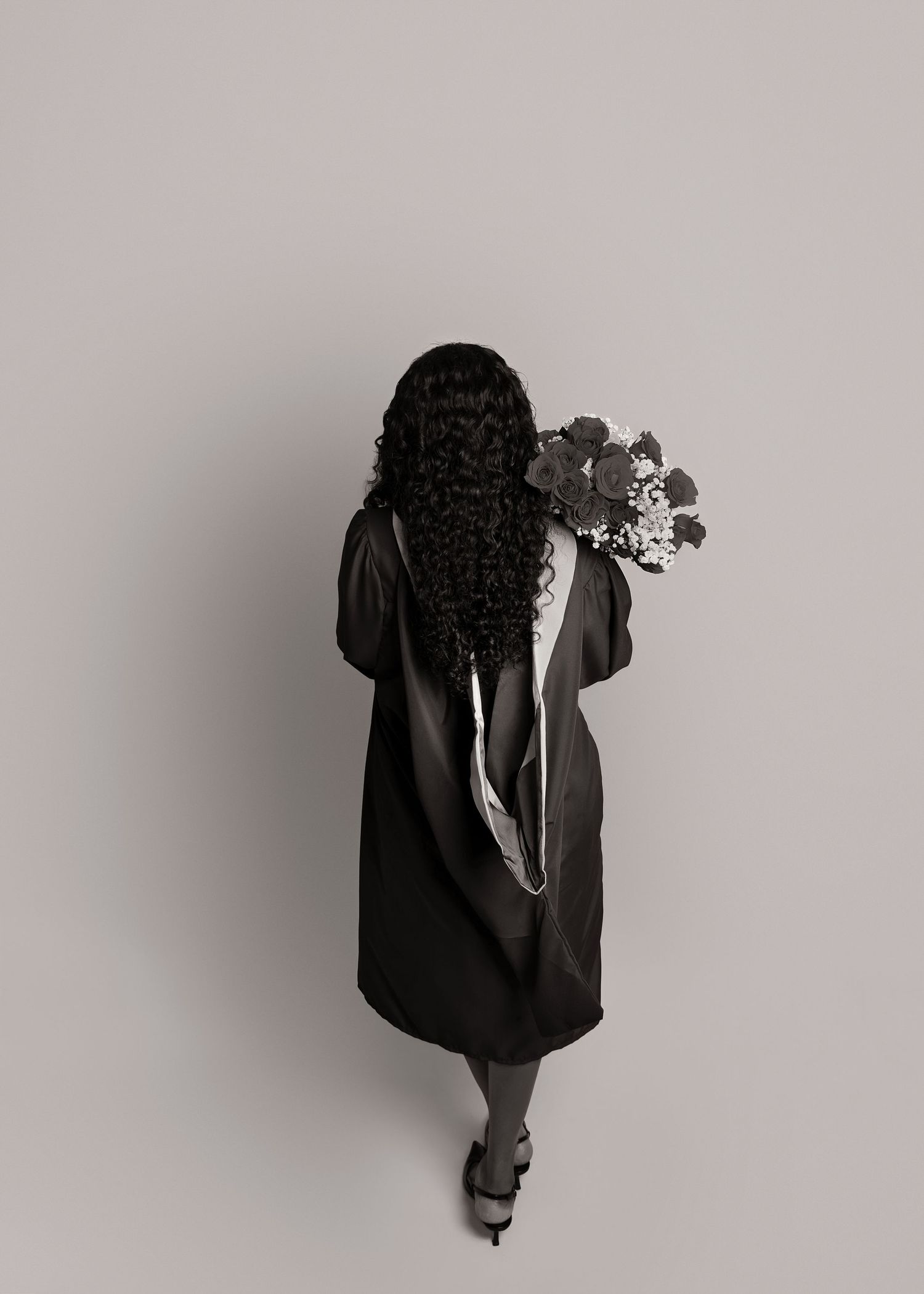 In-studio graduation session in Peoria, IL