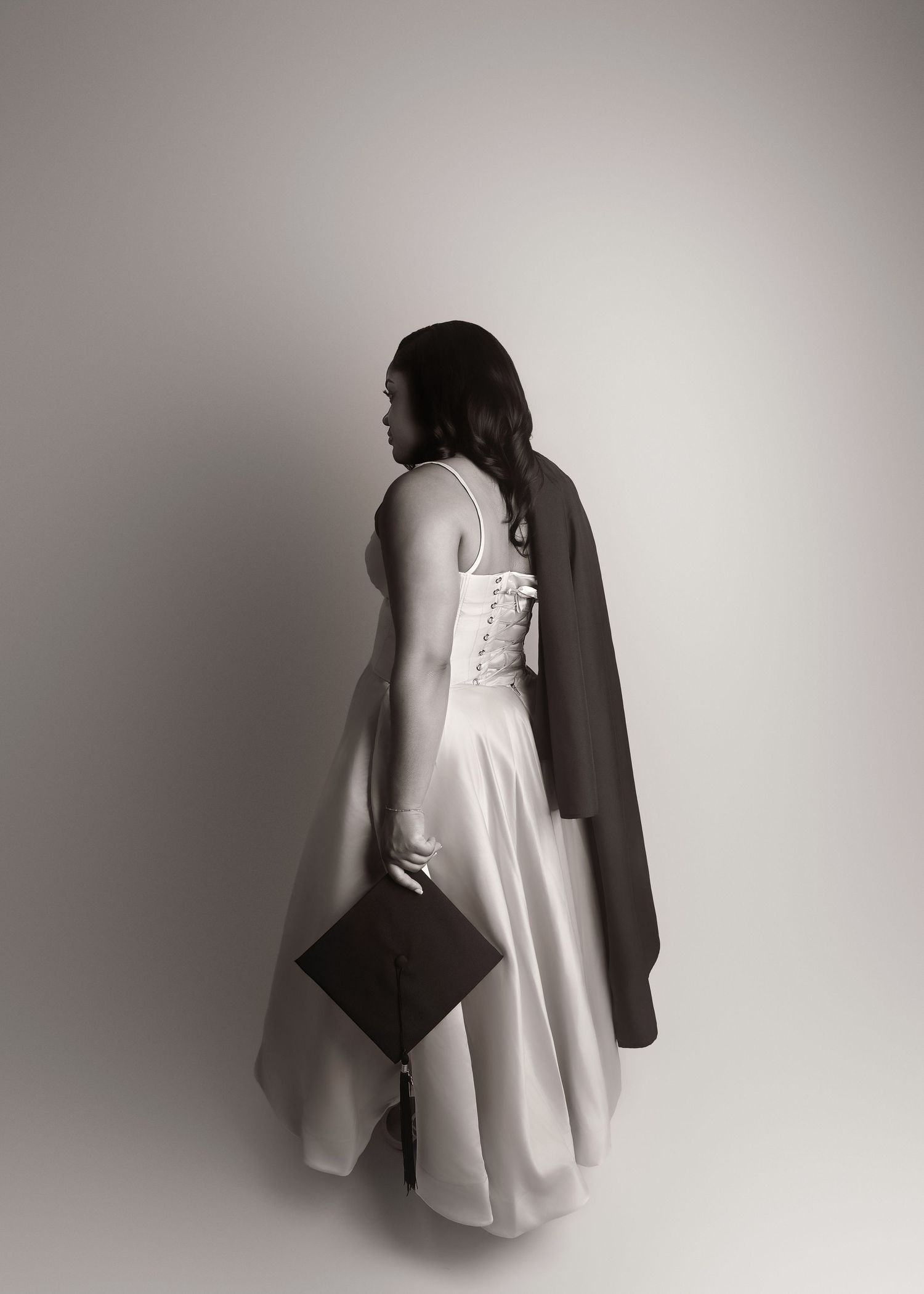 Graduation Portrait Session in-studio in Peoria, IL