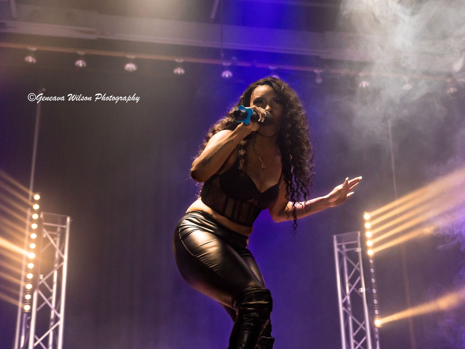 Event photo with rapper