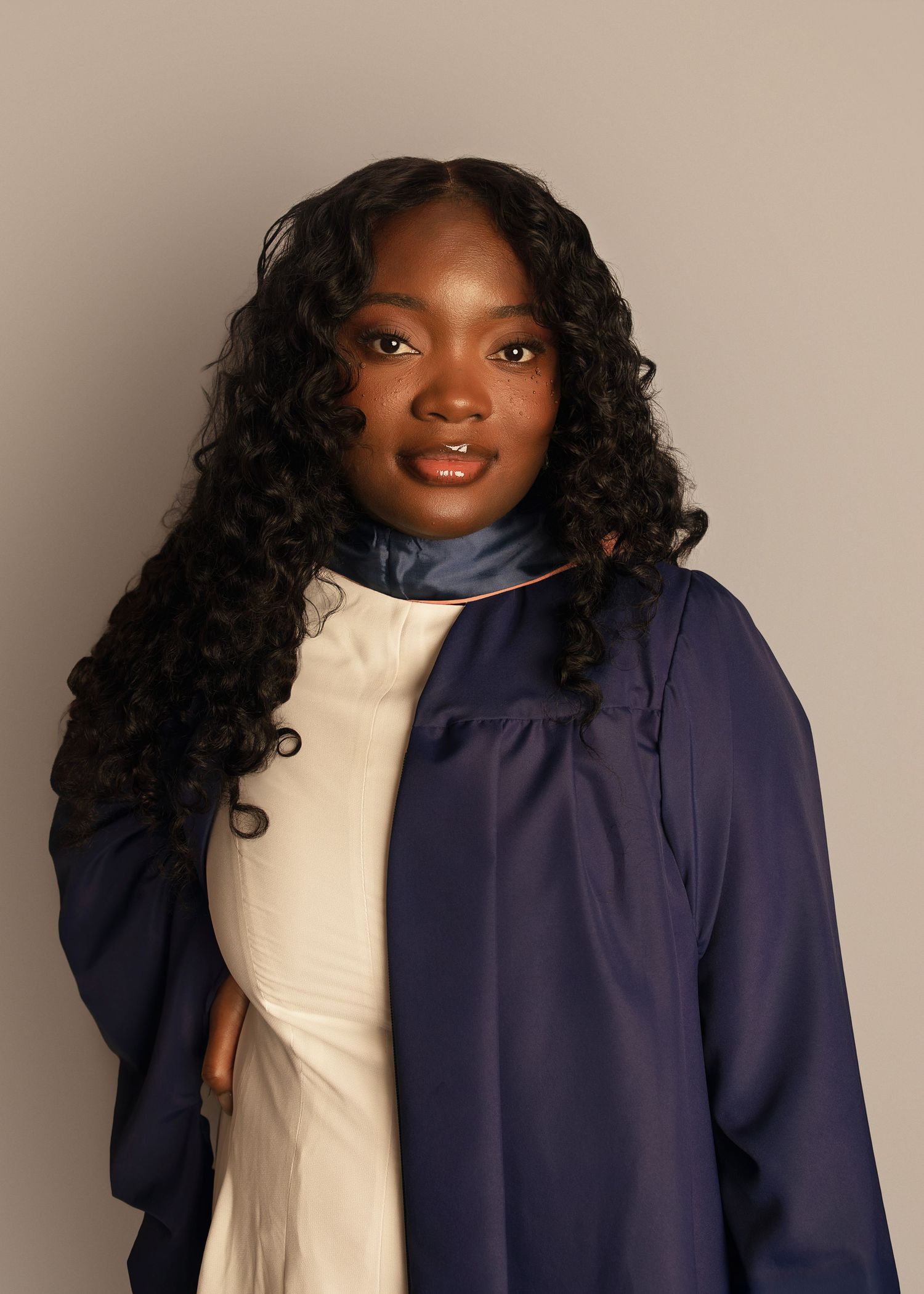 In-studio graduation session in Peoria, IL