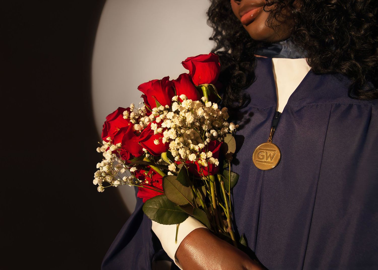 In-studio graduation session in Peoria, IL