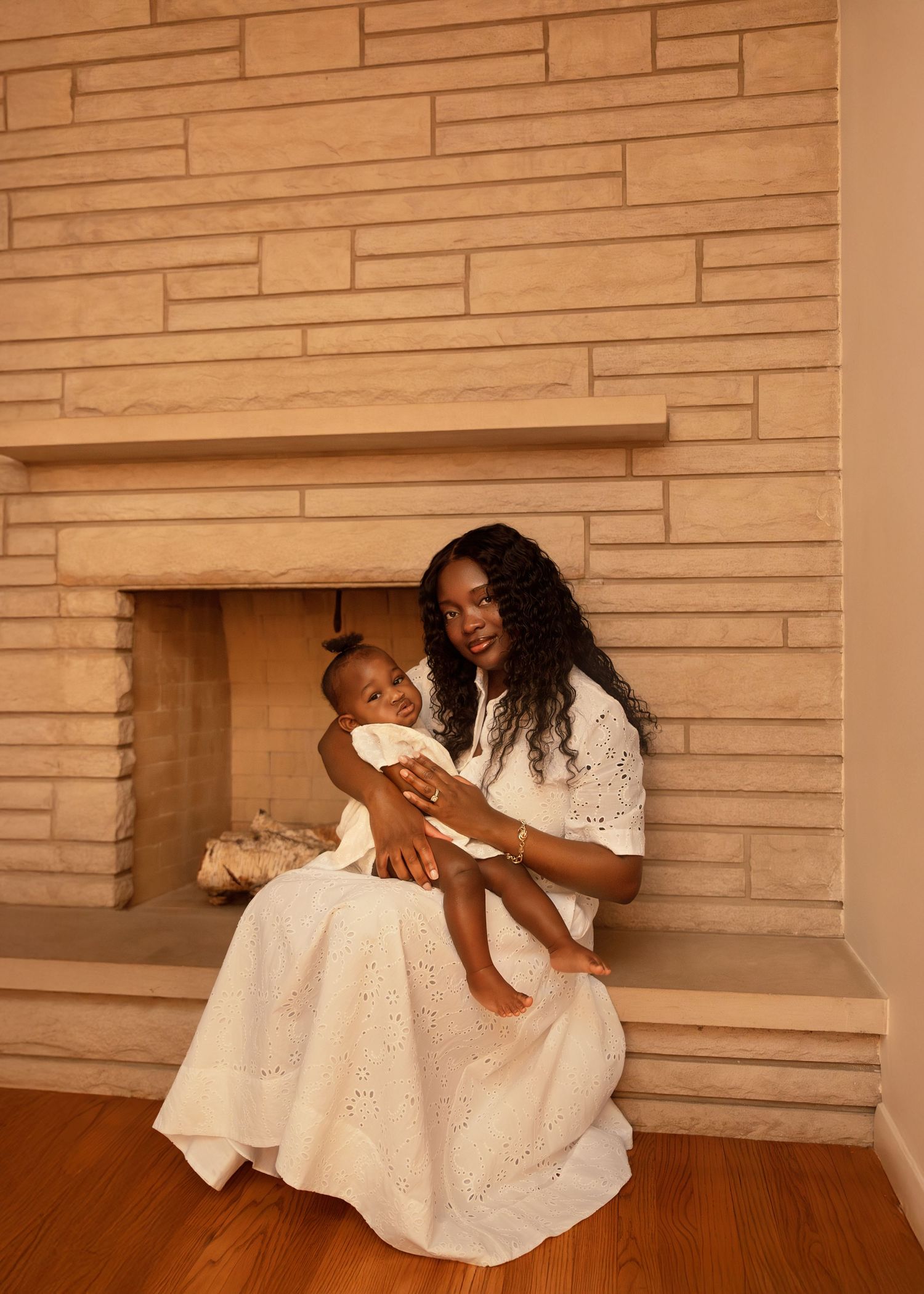 In-home family session in Peoria, IL