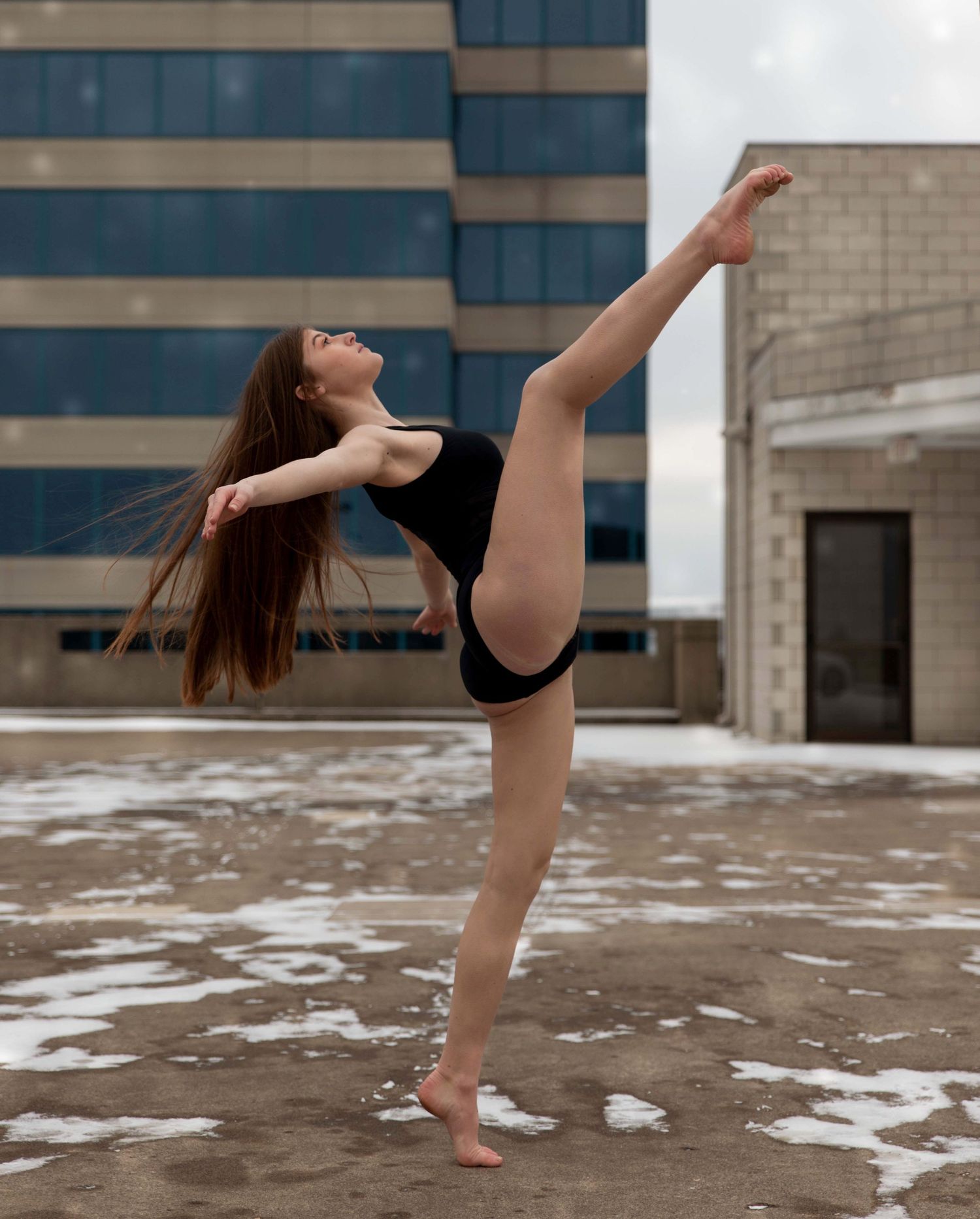 Winter dance photography in Peoria, IL
