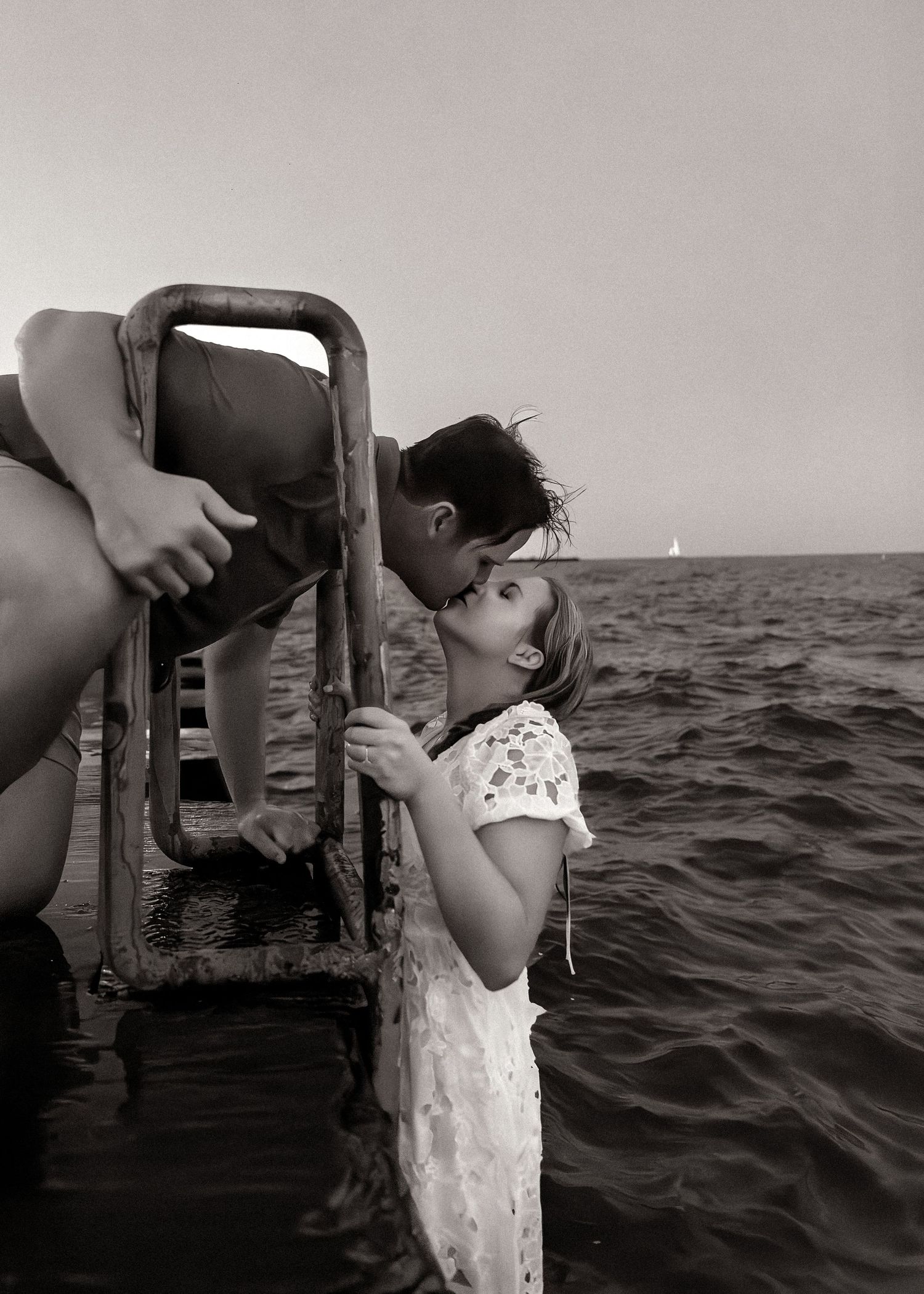 Couples Engagement Session at North Avenue Beach in Chicago Illinois