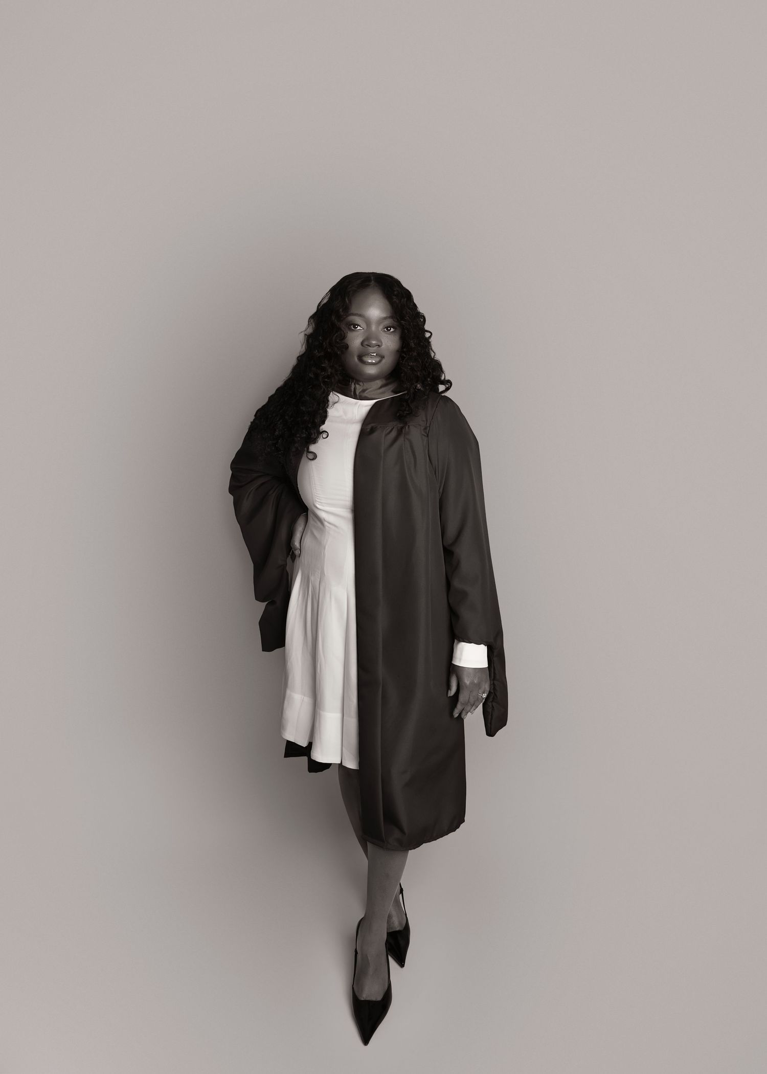 In-studio graduation session in Peoria, IL