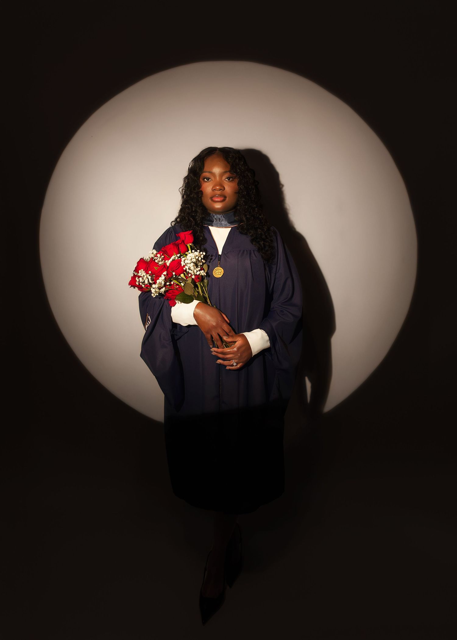 In-studio graduation session in Peoria, IL