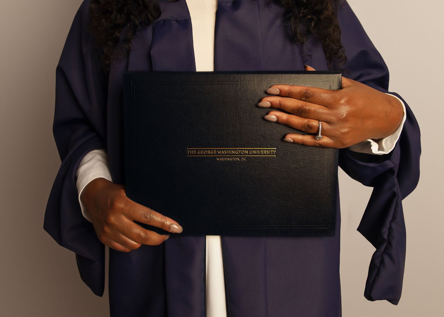 In-studio graduation session in Peoria, IL