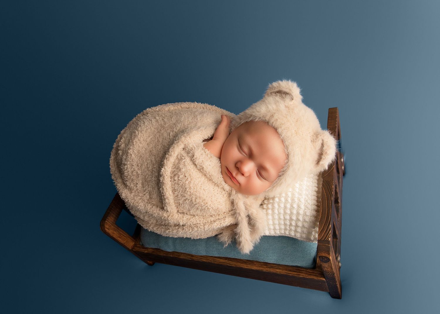 Posed Newborn Shot with baby boy