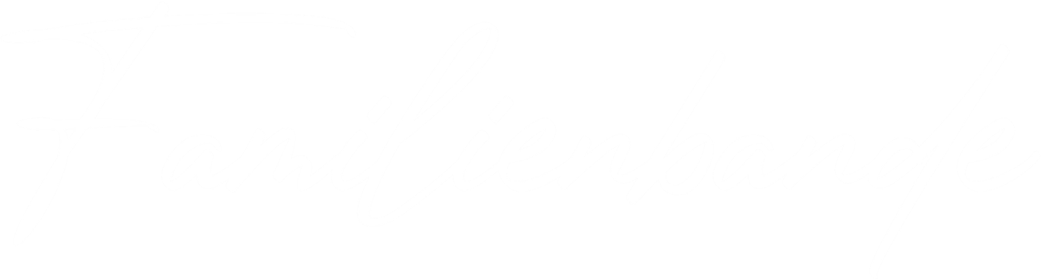 Elegant white text logo with modern typography design.