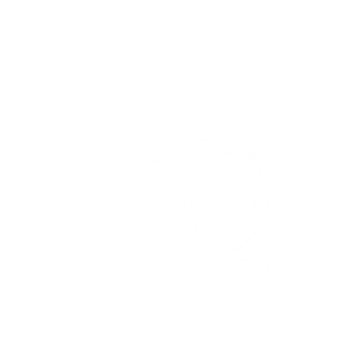 White silhouette of a camera and microscope photography logo design on black background.